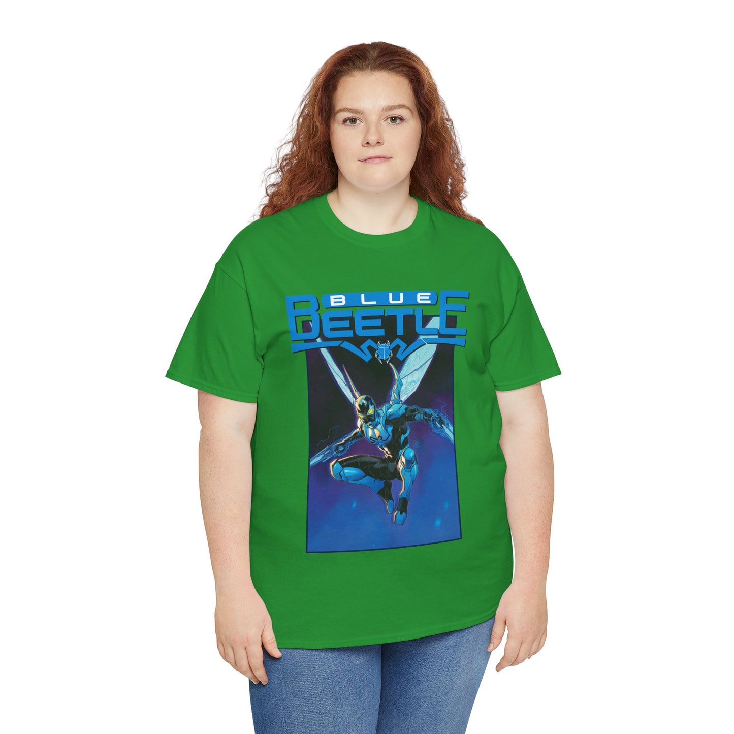 Blue Beetle T-Shirt - Dan Mora Art - DC Comics Character - Jaime Reyes