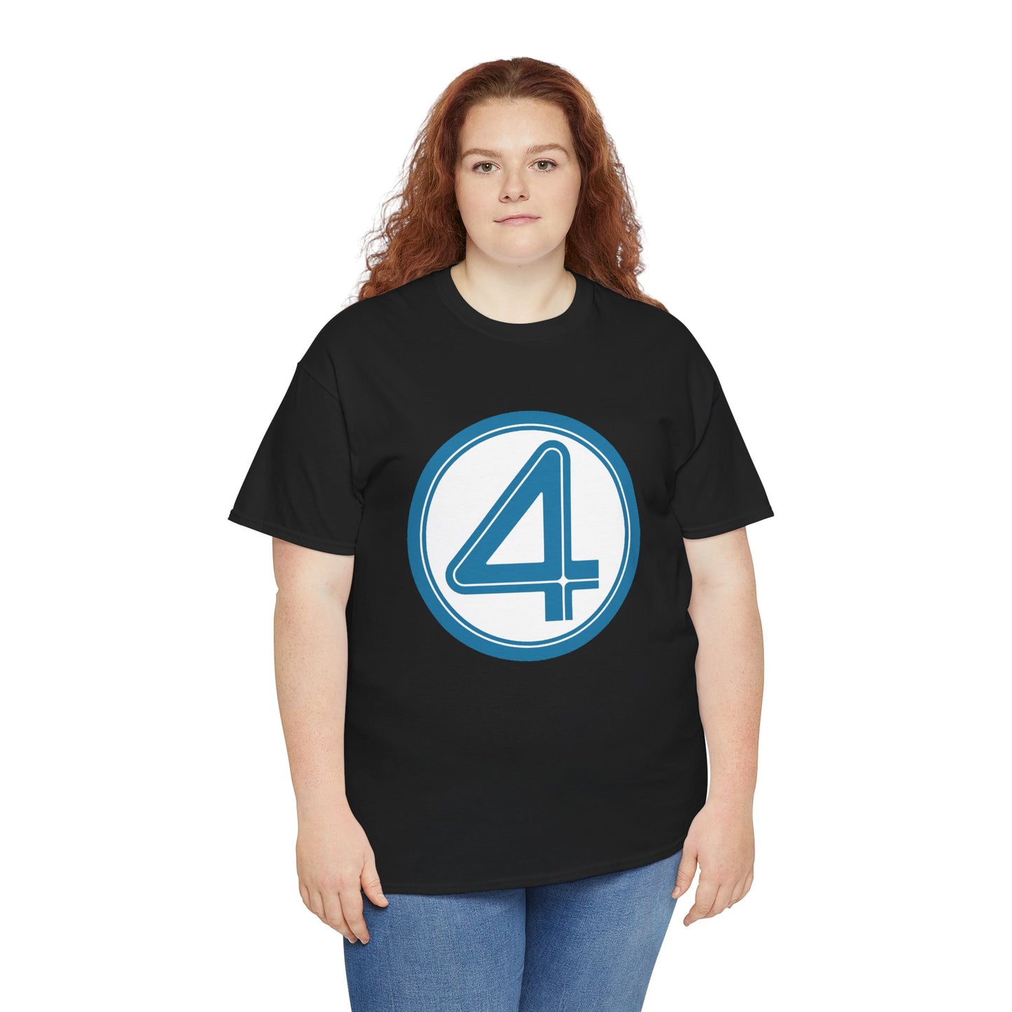 Fantastic Four Logo T-Shirt - New Marvel Movie 2025 - MCU - Pedro Pascal - 4 - Marvel Comics - Reed Richards