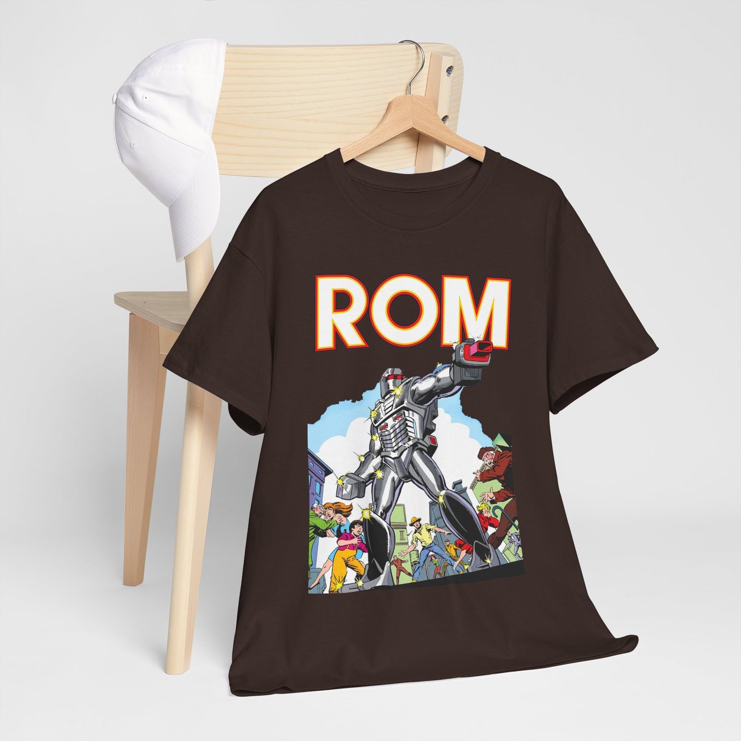 Rom: Spaceknight T-Shirt - Marvel Comics Art- Retro Character - Dire Wraiths