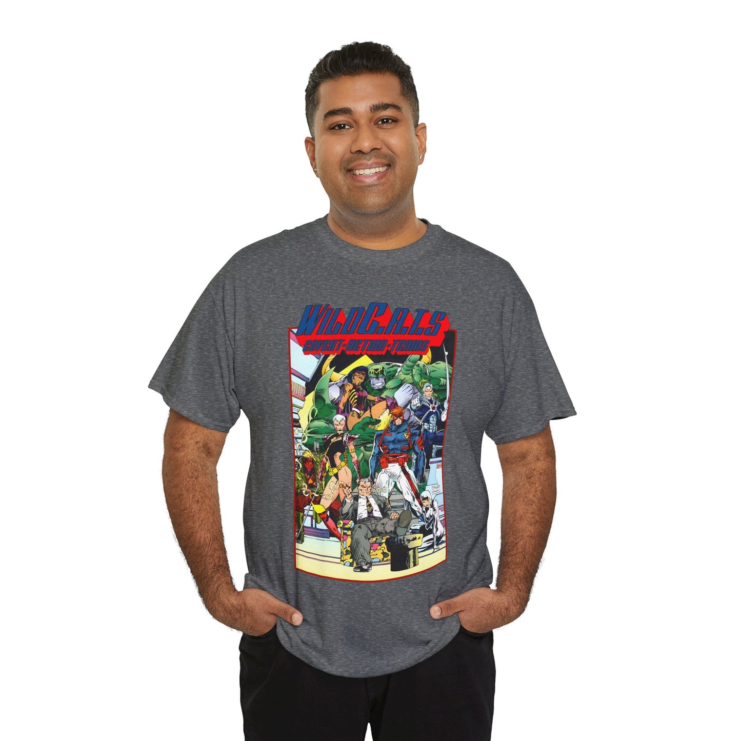 Wildcats Shirt - Jim Lee Art - Warblade, Maul, Voodoo, Grifter, Zealot, Emp, Void - Image Comics/Wildstorm/DC Comics