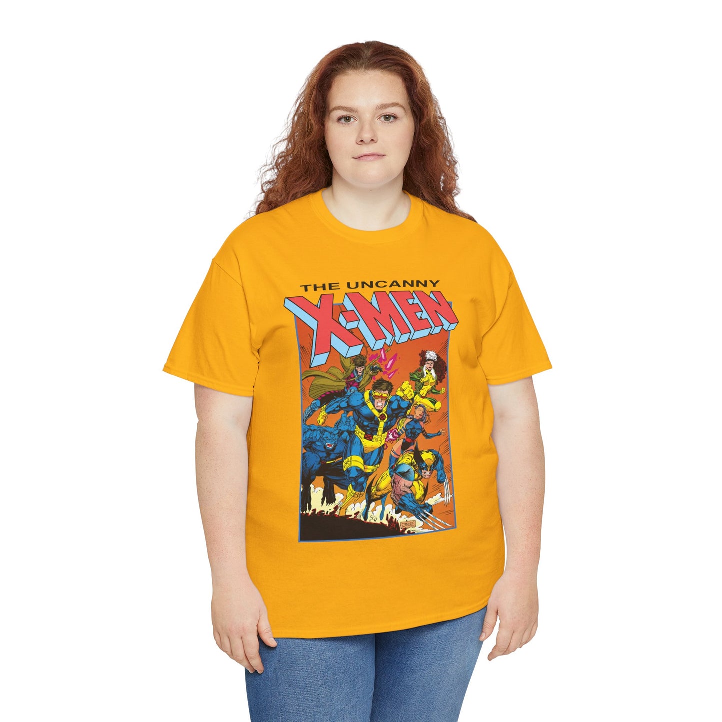 Uncanny X-Men T-Shirt - Jim Lee Art - Cyclops, Wolverine, Gambit, Rogue, Psylocke, Beast - Marvel Comics Mutants
