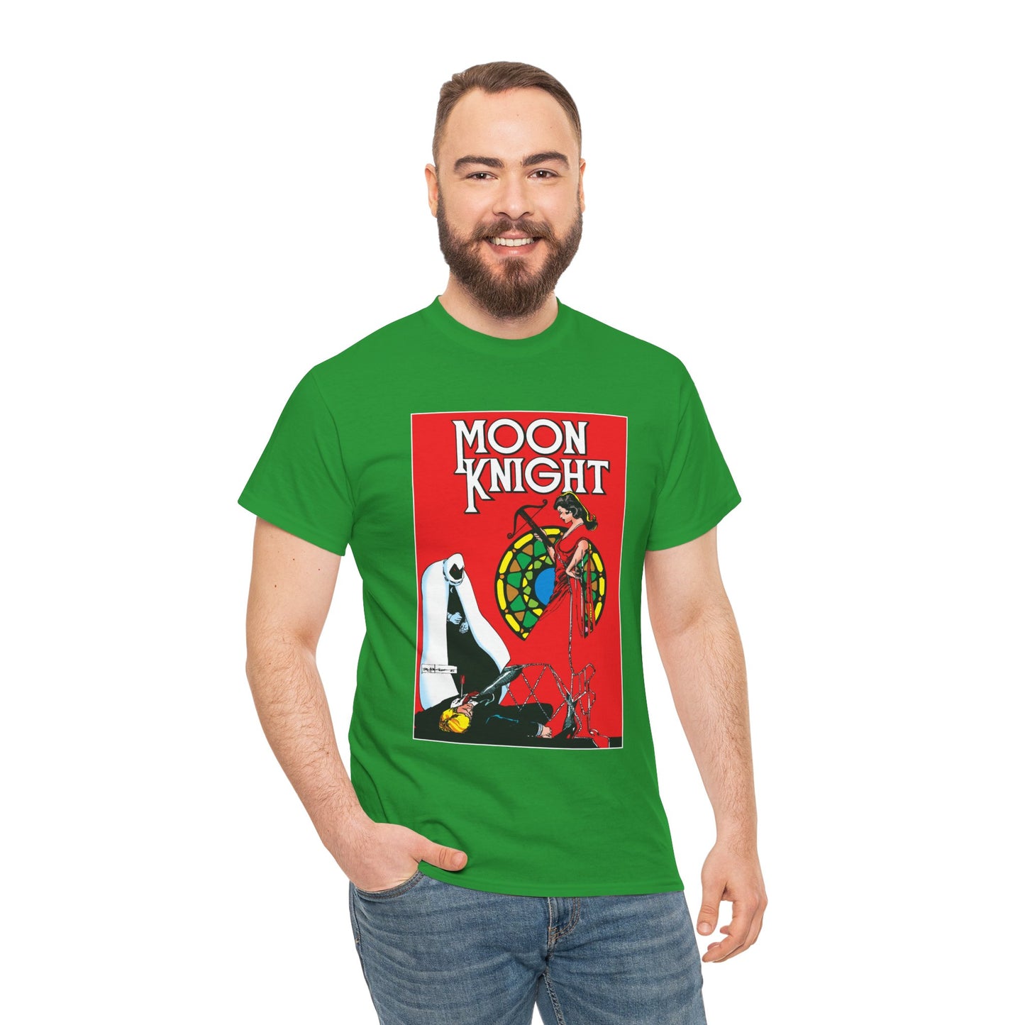Moon Knight T-Shirt - Bill Sienkiewicz Art - Marc Spector - Marvel Comics - Khonshu