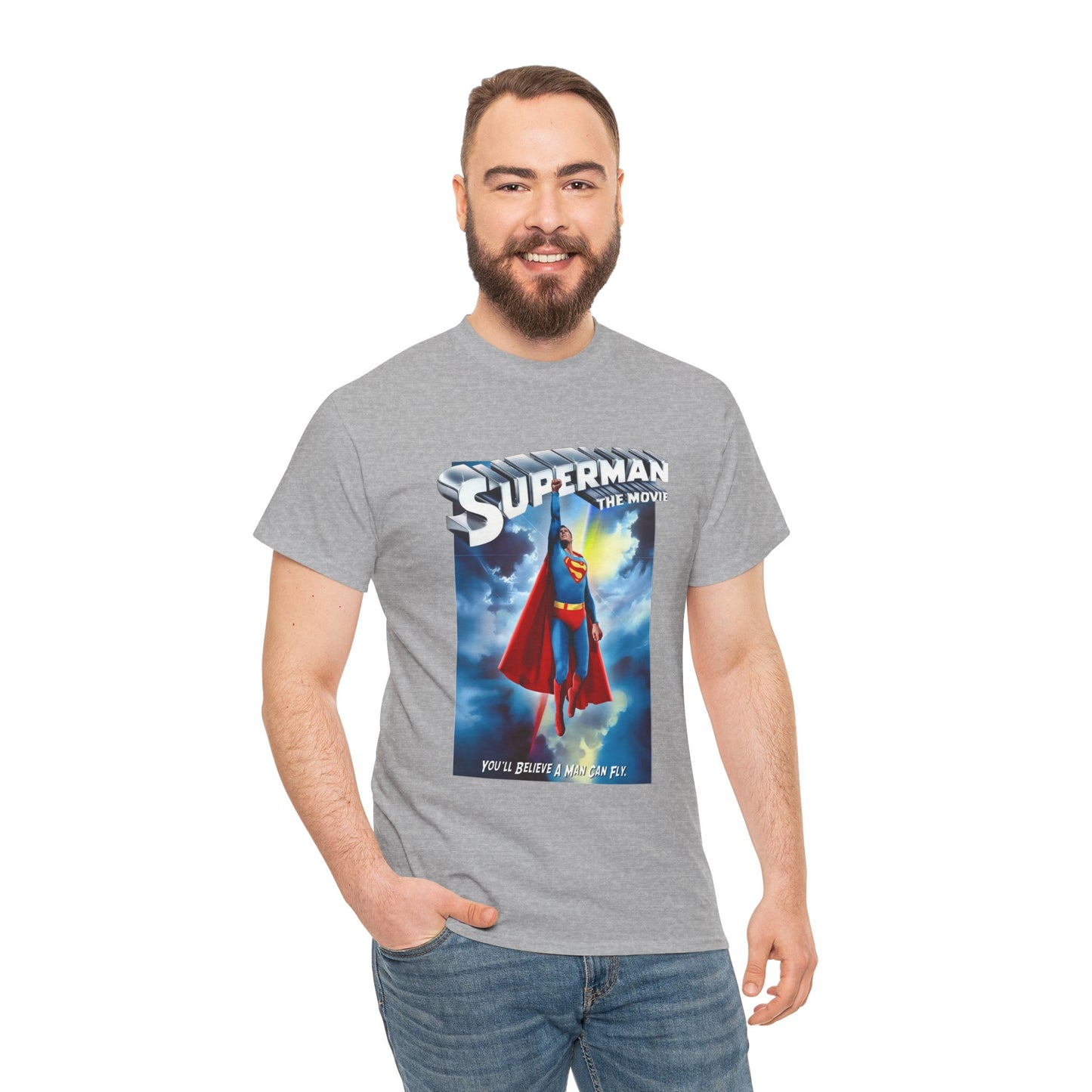 Superman The Movie T-Shirt - DC Comics - Man of Steel - Christopher Reeve 1978