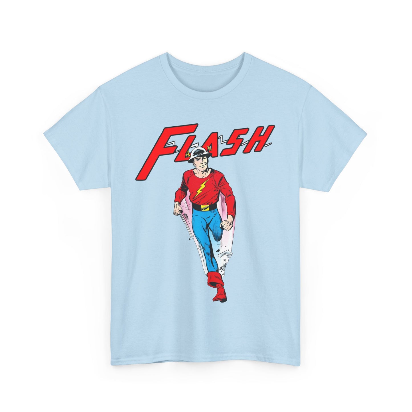 Golden Age Flash T-Shirt - John Byrne Art - Justice Society/JSA Member - Jay Garrick - Speedster