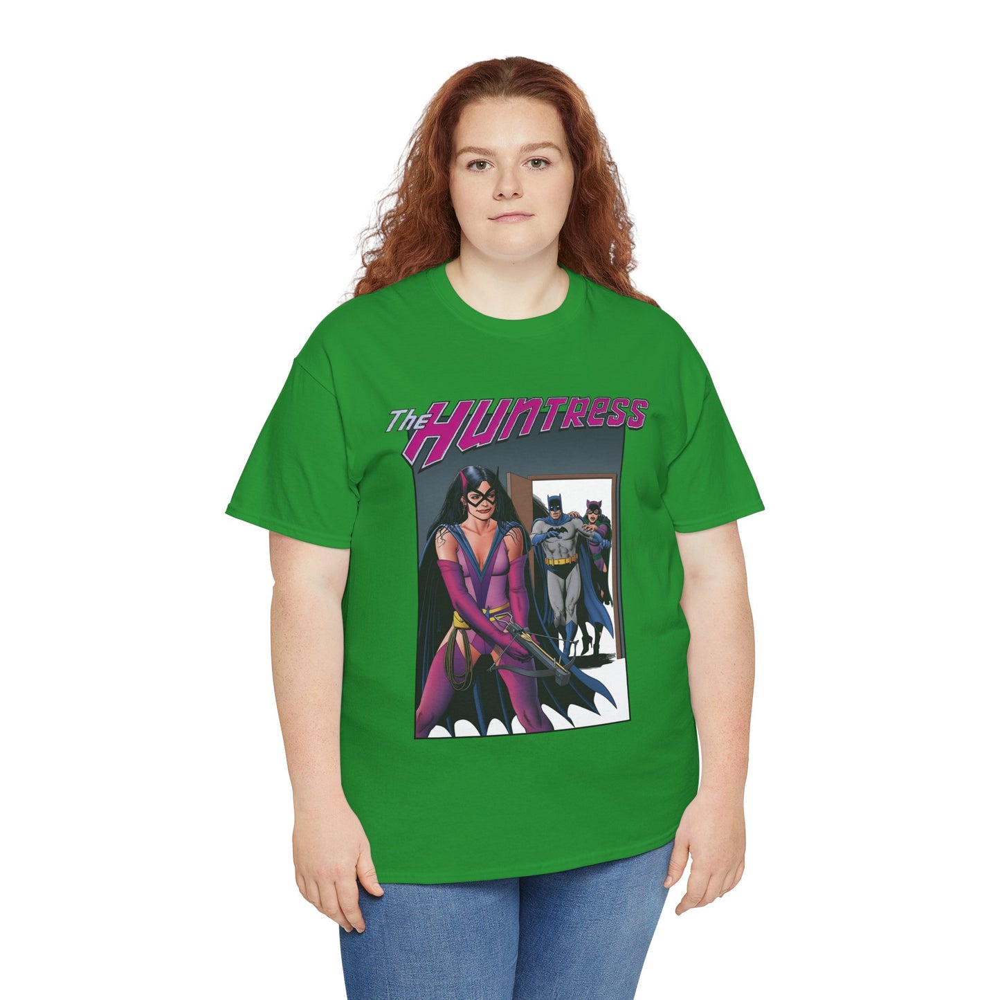 Huntress Shirt - Brian Bolland Art - Helena Wayne, Batman and Catwoman's Daughter - JSA Member, Earth 2 - DC Comics
