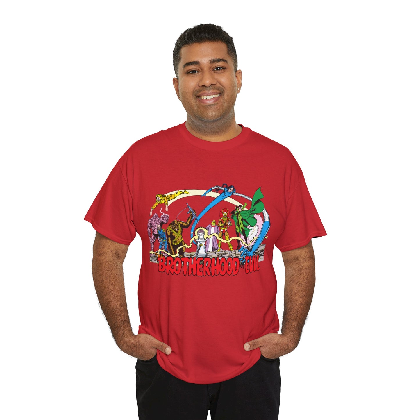 Brotherhood of Evil T-Shirt - George Perez Art - New Teen Titans, Doom Patrol - DC Comics - Madame Rouge, Phobia