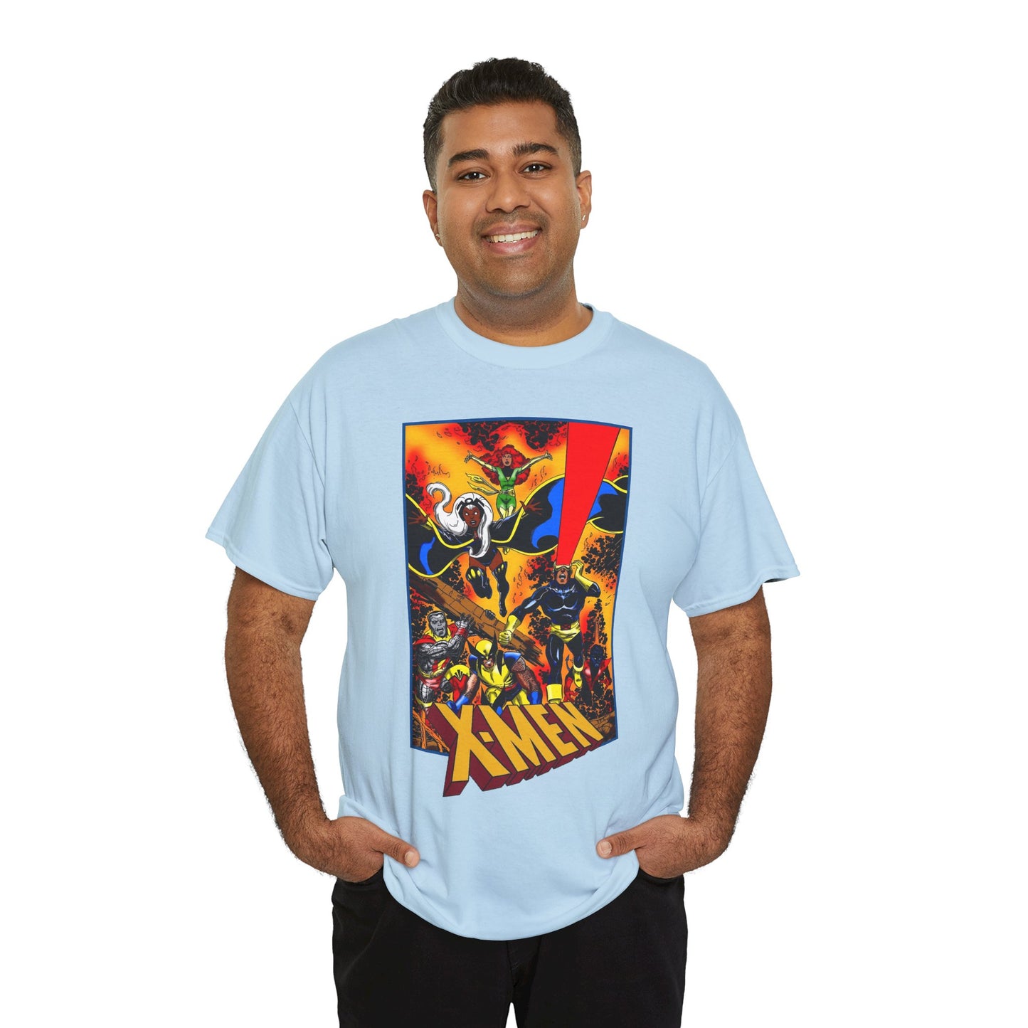 X-men T-Shirt - John Byrne Art - Phoenix, Wolverine, Cyclops, Storm, Nightcrawler, Colossus - Marvel Comics