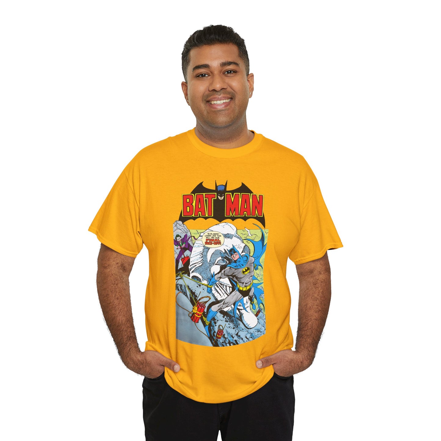 Batman T-Shirt - José Luis García-López Art - Joker - #353 Cover Art - Batman Strapped to Mount Rushmore - Amazing Bronze Age Art