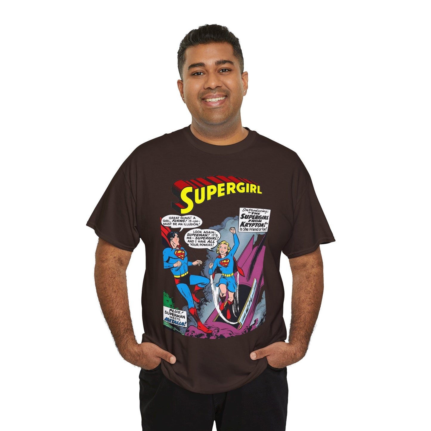 Supergirl T-Shirt - Action Comics #252 - 1st Appearance of Supergirl Cover Art - Kara from Kandor - DC Comics