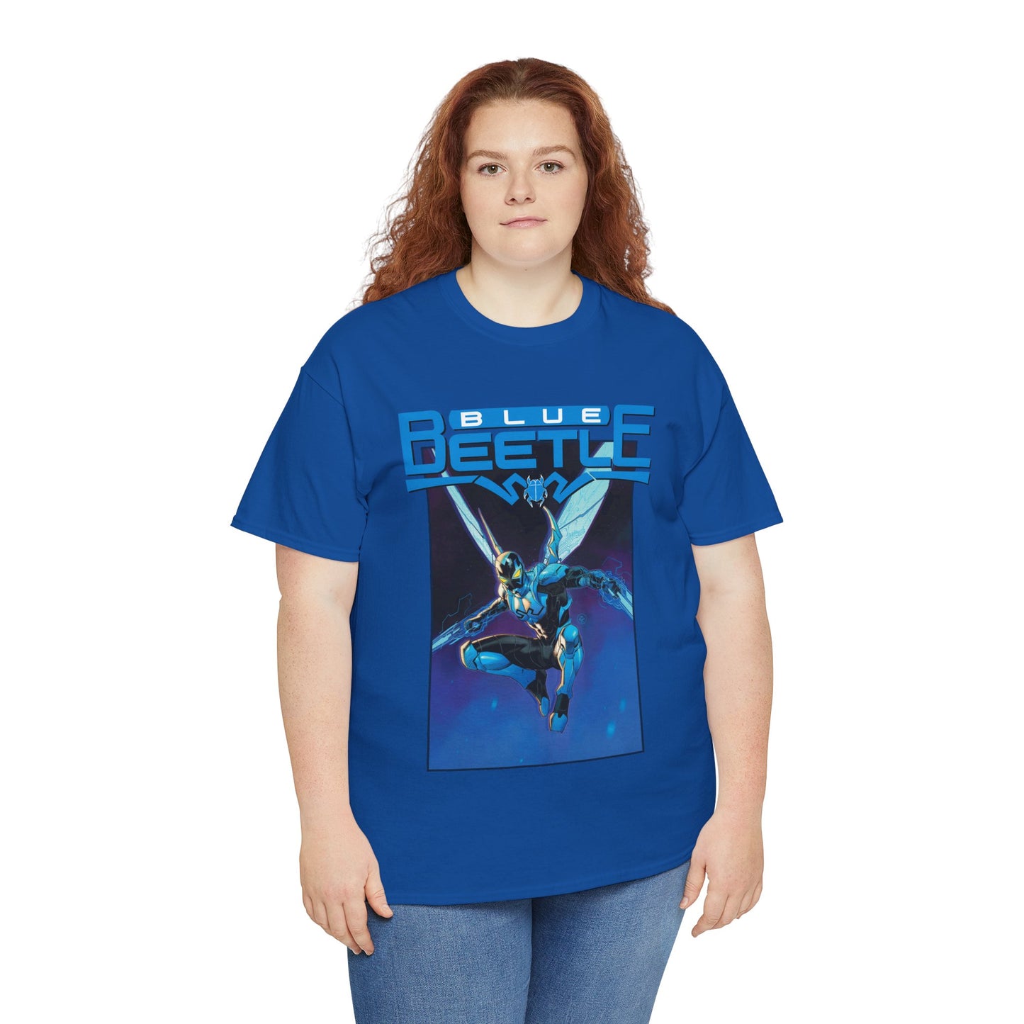 Blue Beetle T-Shirt - Dan Mora Art - DC Comics Character - Jaime Reyes