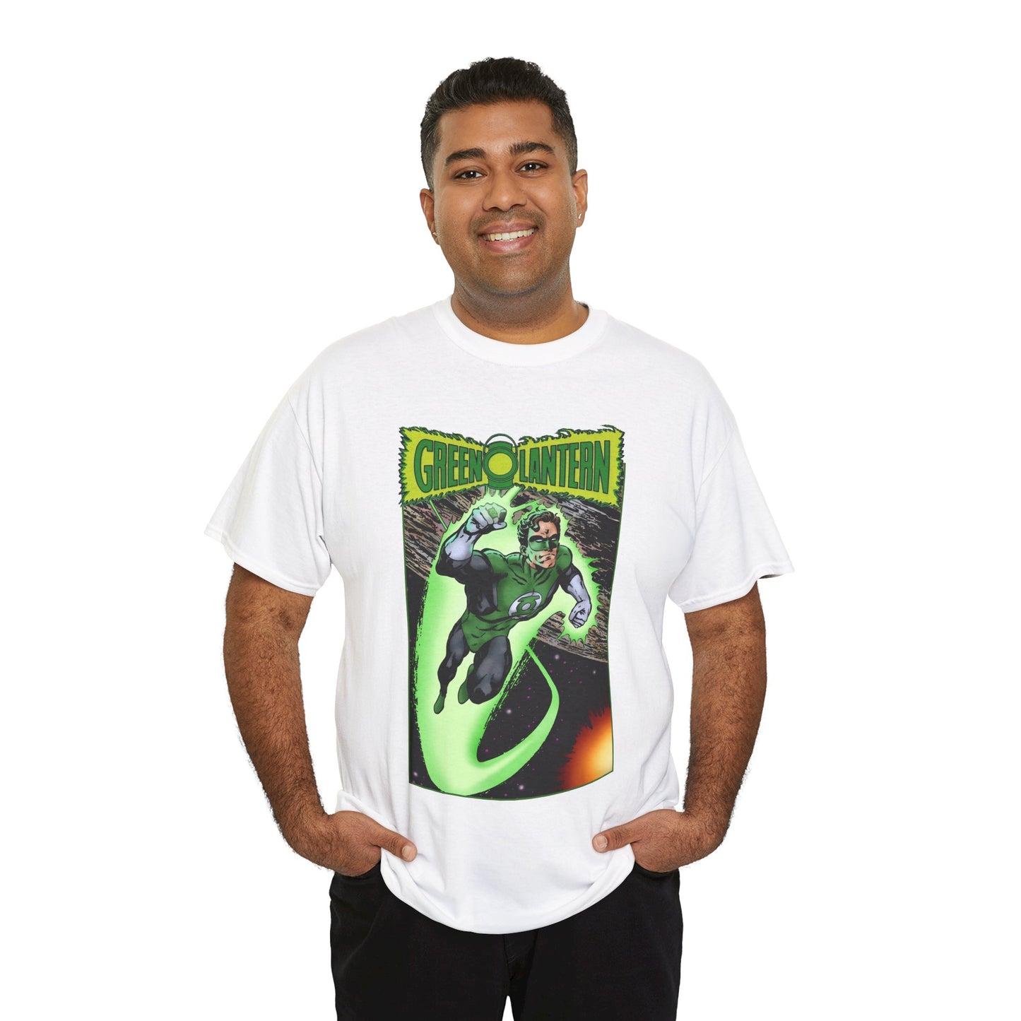 Green Lantern T-Shirt - John Byrne Art - Hal Jordan - Guardians of Oa - DC Comics - Sector 2814