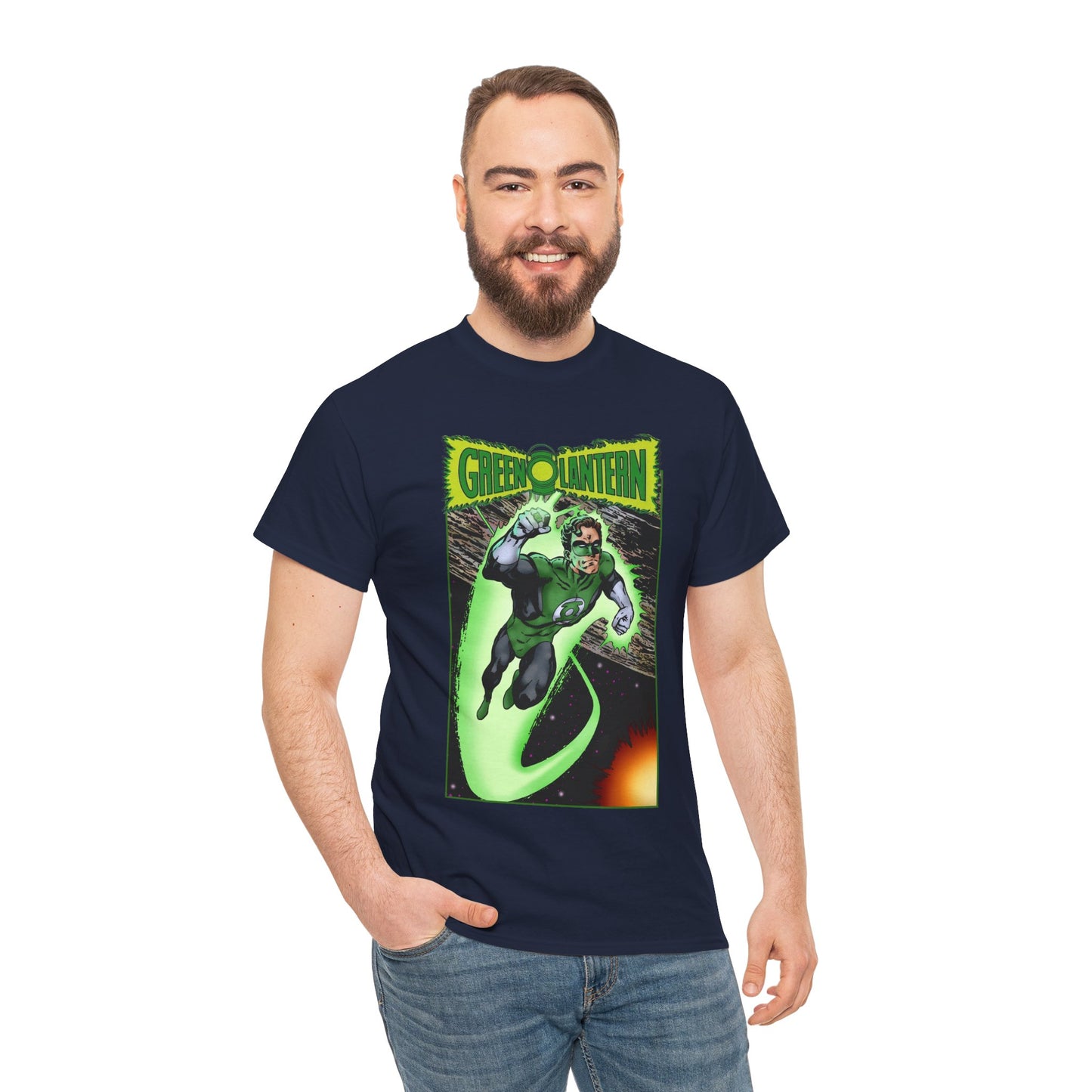 Green Lantern T-Shirt - John Byrne Art - Hal Jordan - Guardians of Oa - DC Comics - Sector 2814