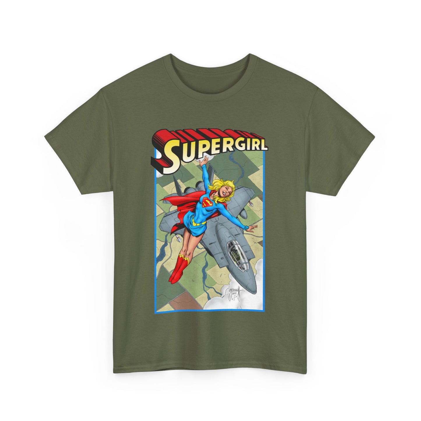 Supergirl T-Shirt - Tom Grummett Art - Kara from Argo City, Superman's Cousin - The Maid of Might - DC Comics