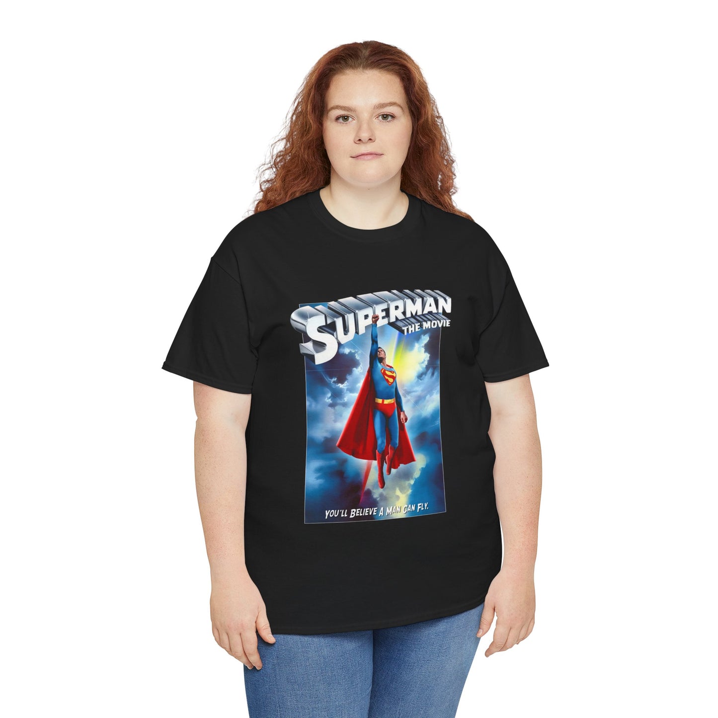 Superman The Movie T-Shirt - DC Comics - Man of Steel - Christopher Reeve 1978