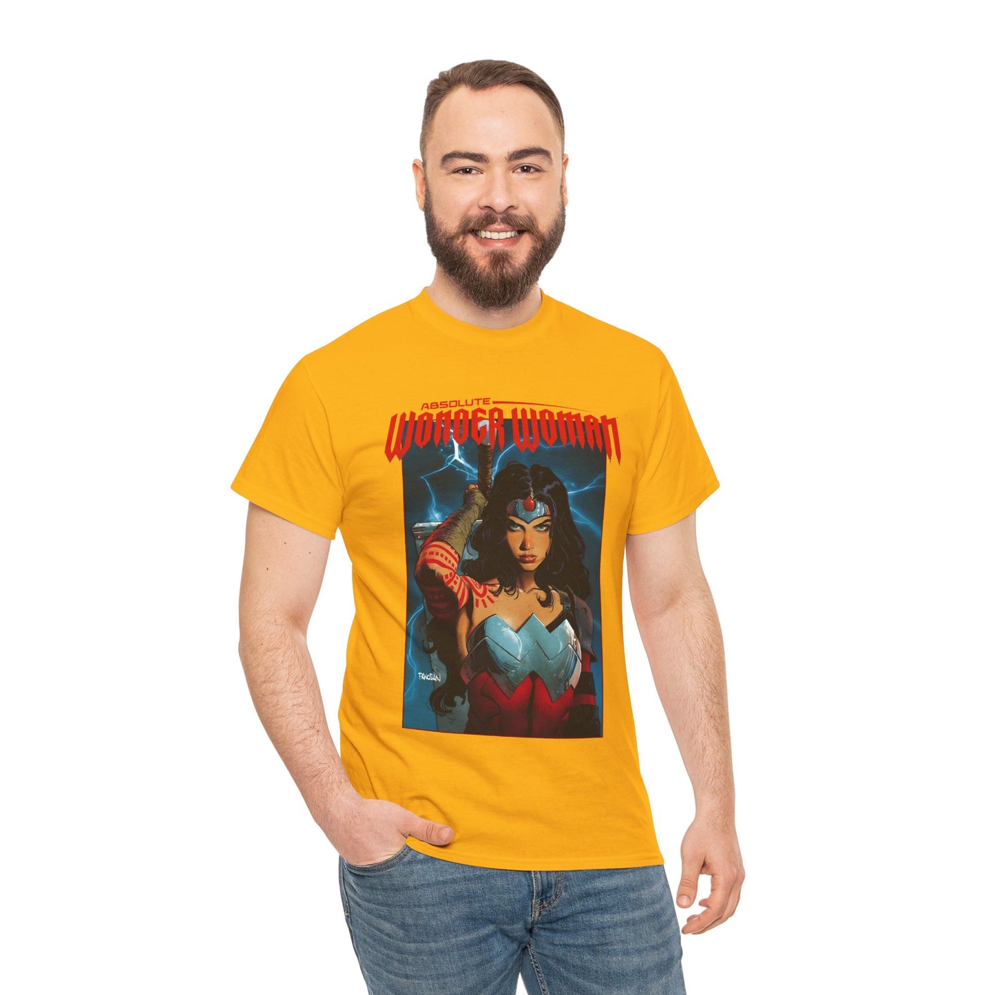 Absolute Wonder Woman T-Shirt - Dan Panosian Art - DC Comics All-In Variant Cover - Raised in Hell by Circe