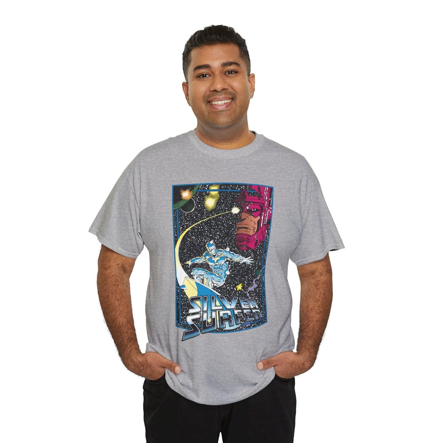 Silver Surfer T-Shirt - Ron Lim Art - Herald of Galactus - Norrin Radd - Popular Marvel Comics Character