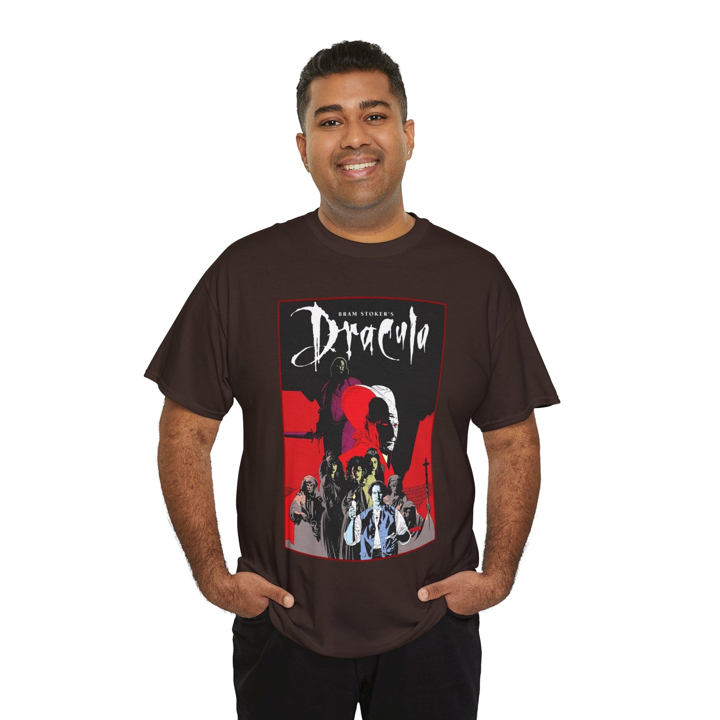 Bram Stoker's Dracula T-Shirt - Mike Mignola Art - Francis Ford Coppola Movie - Mina Murray, Jonathan Harker