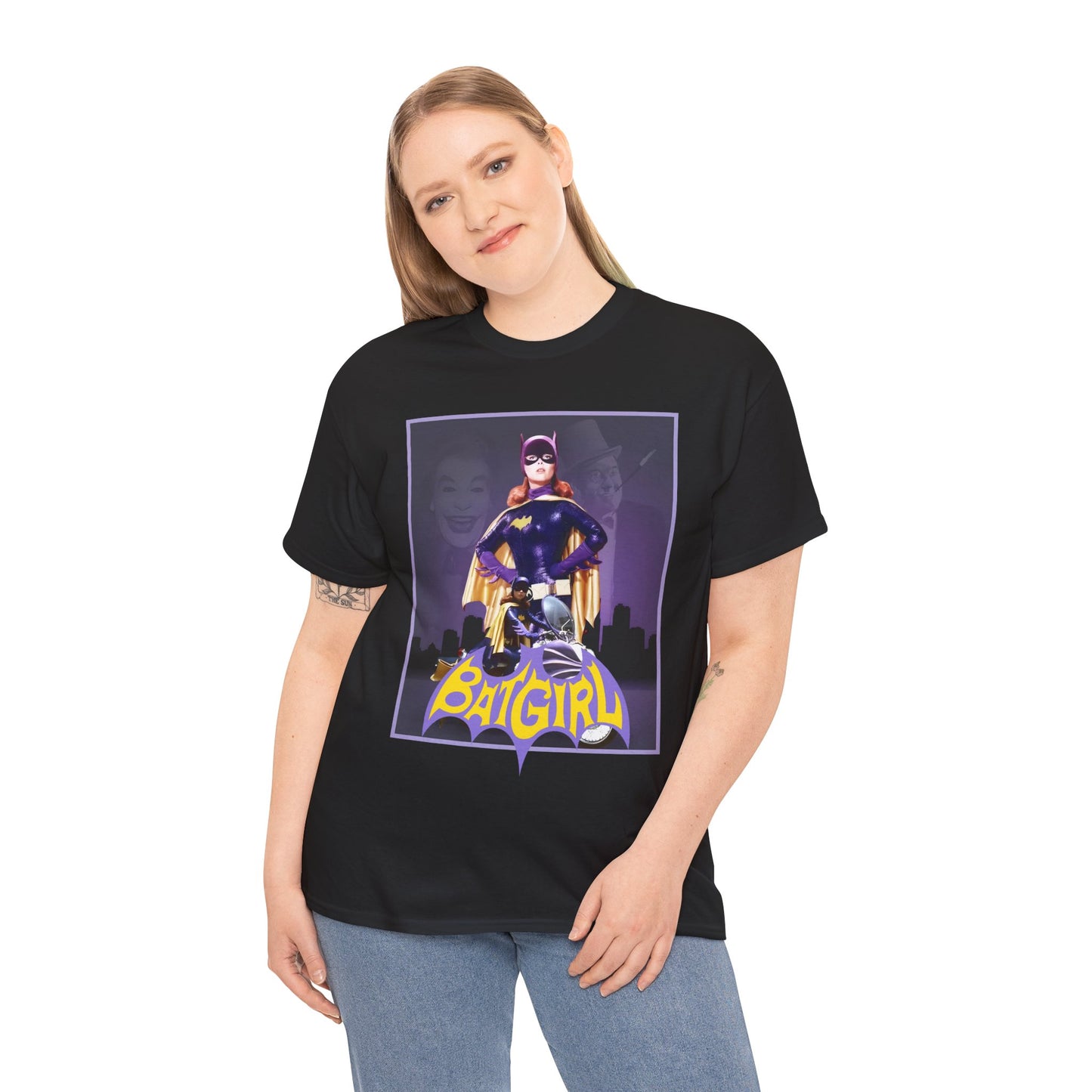 Batgirl T-Shirt - Yvonne Craig - Batman 1966 TV Series - Barbara Gordon, Daughter of Commissioner Gordon, Gotham City Hero