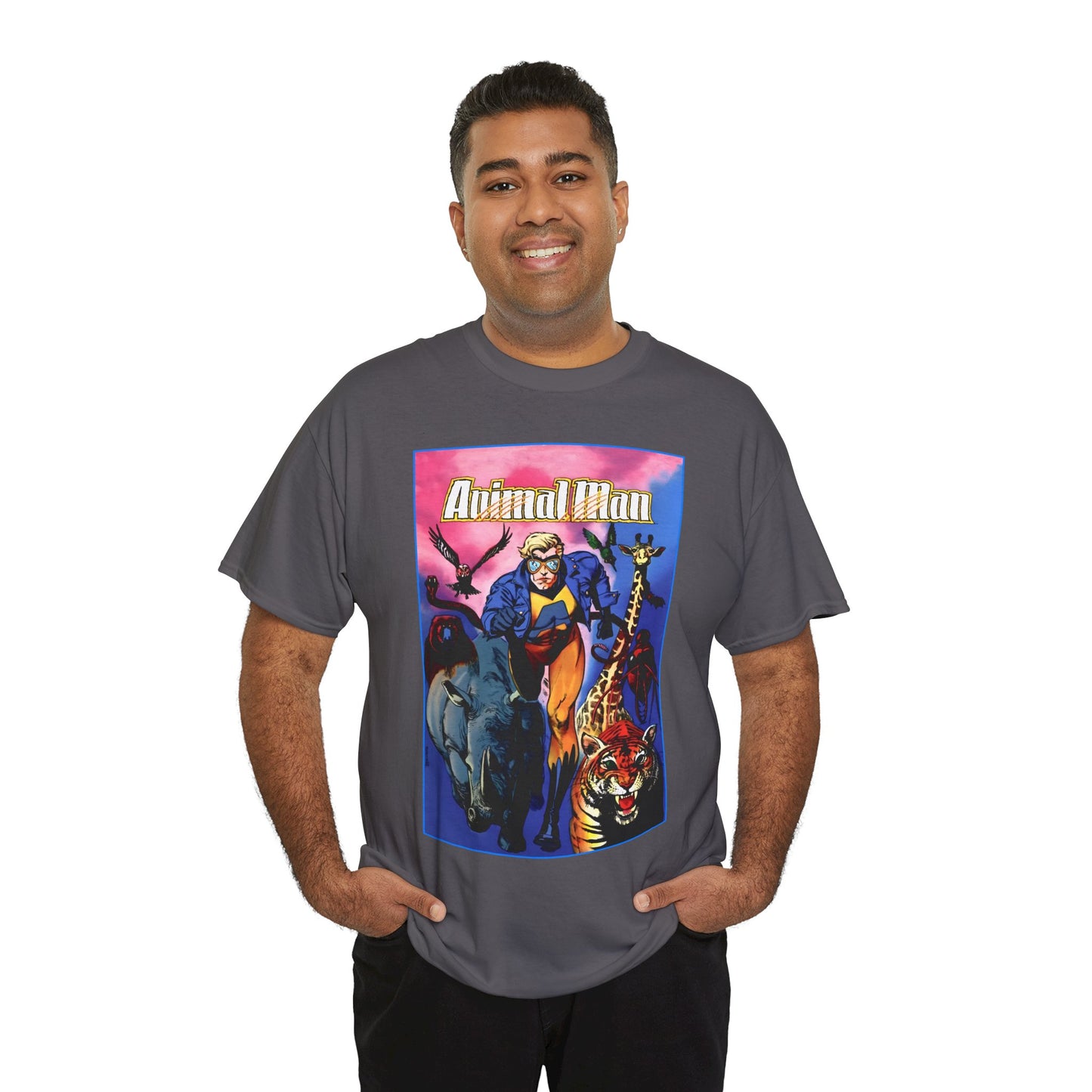 Animal Man T-Shirt - Brian Bolland Art - #1 Cover Art - Buddy Baker - DC Comics, Vertigo Comics