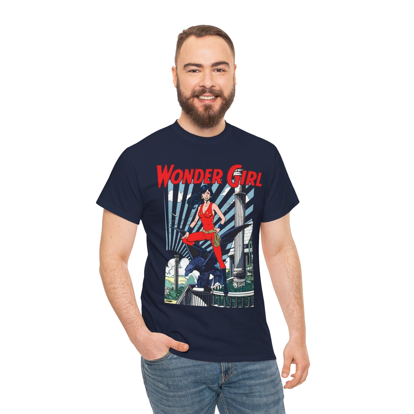 Wonder Girl T-Shirt - George Perez Art - New Teen Titans Member & Leader - Donna Troy, Sister of Wonder Woman - Amazon Warrior - DC Comics