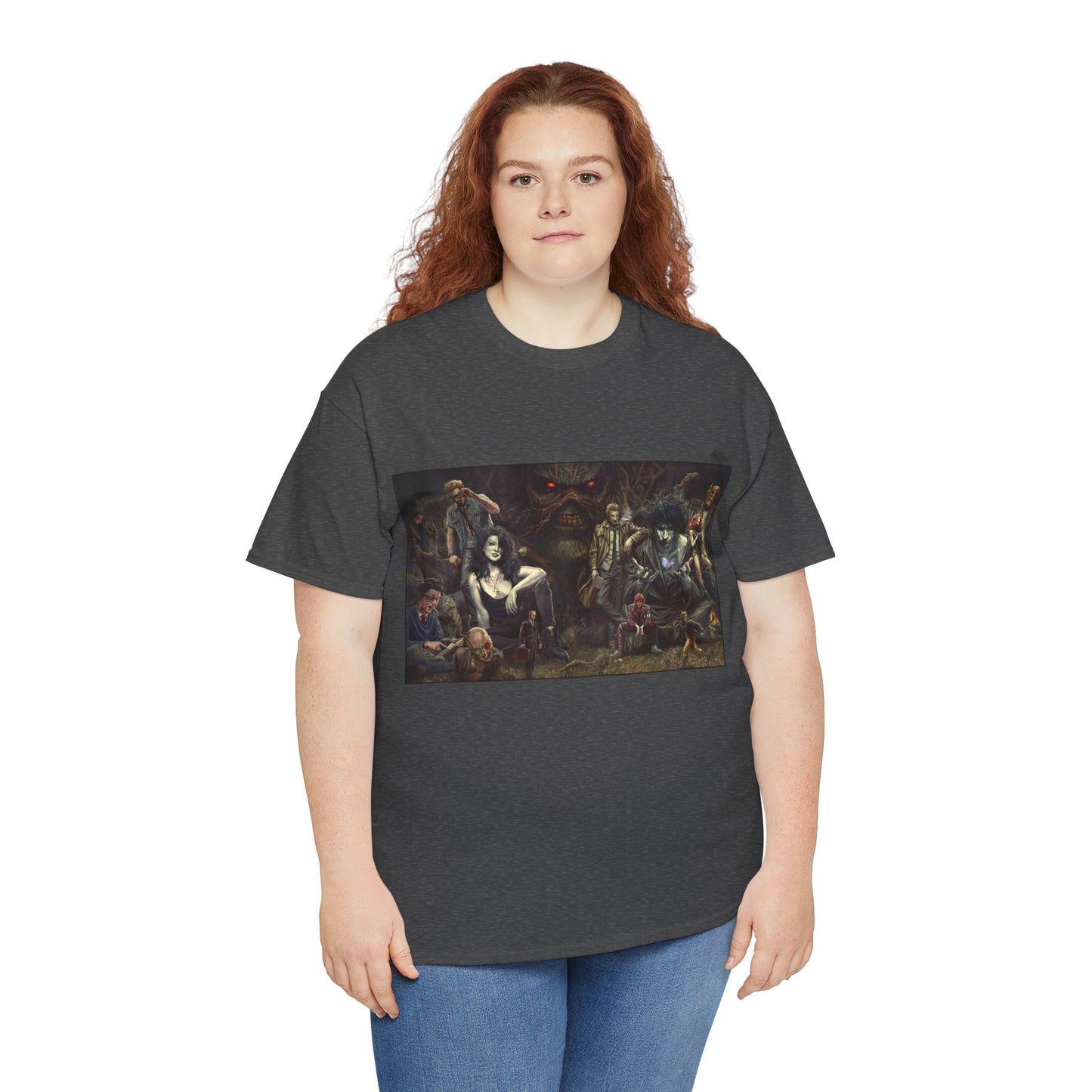 Vertigo Poster T-Shirt - Lee Bermejo Art - Swamp Thing, Sandman, Death, Spider Jerusalem, Shade - DC Comics
