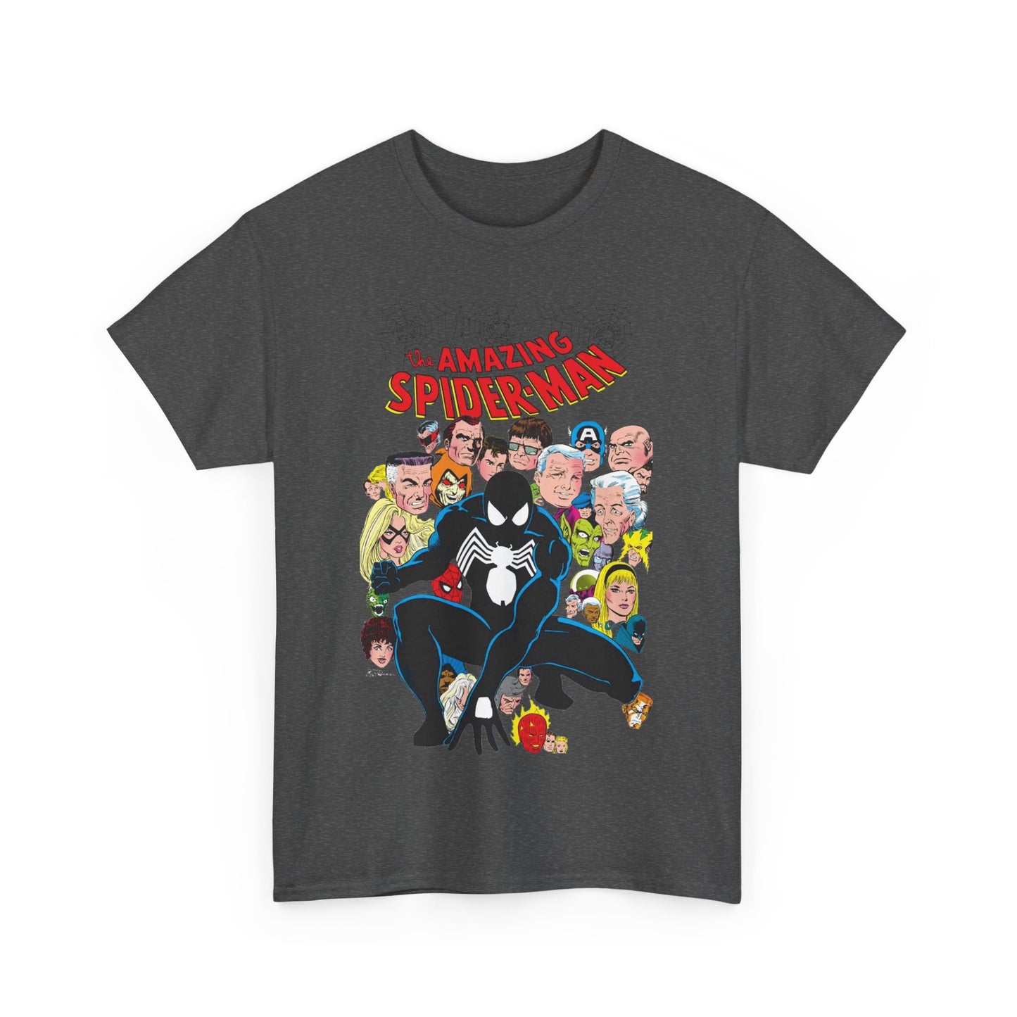 Amazing Spider-Man T-Shirt - Green Goblin, Kingpin, Hobgoblin, Electro, Black Cat, Mysterio, Doctor Octopus, Gwen Stacy - Marvel Comics