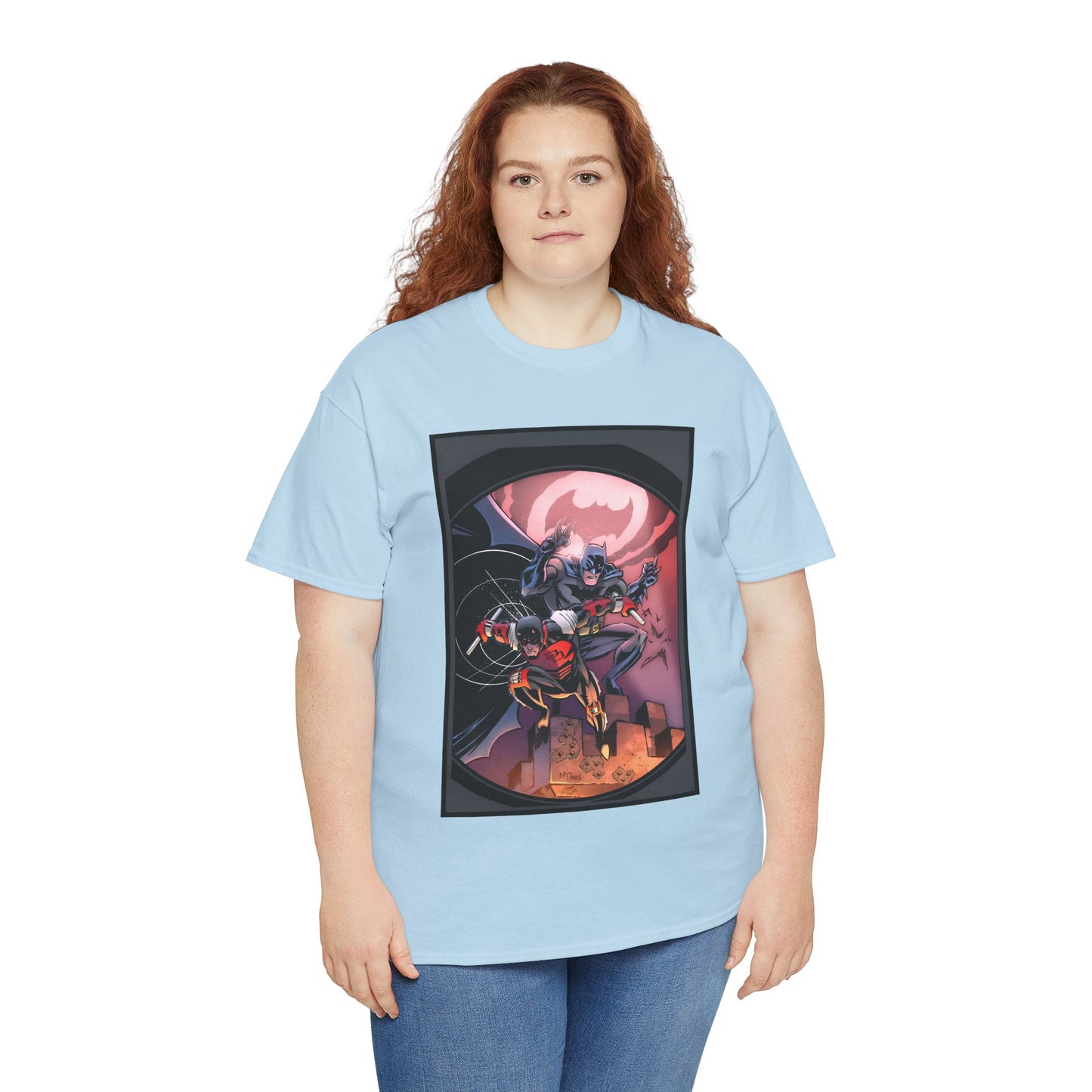 Batman & Daredevil T-Shirt - Scott McDaniel Art - DC Comics & Marvel Comics