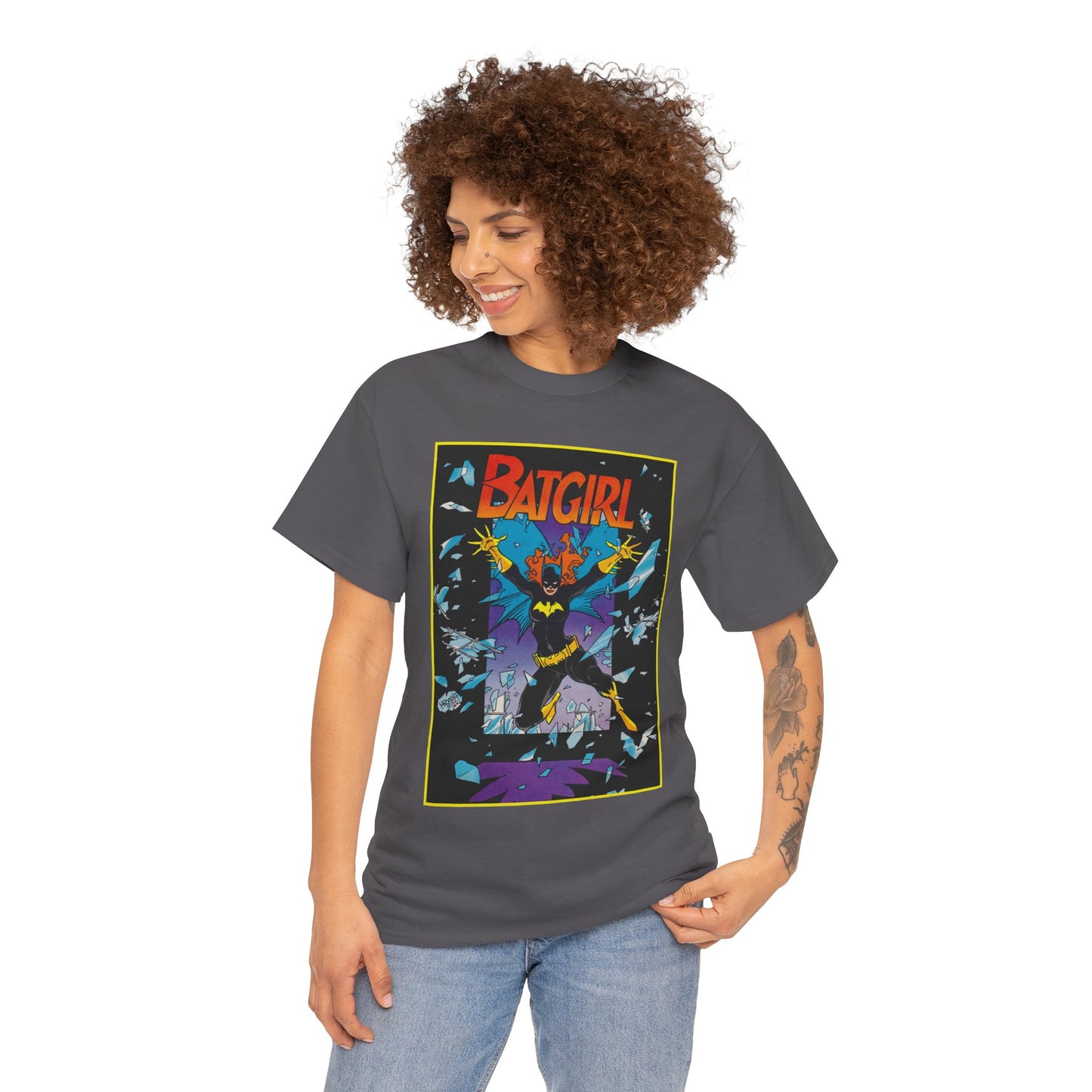 Batgirl T-Shirt - Mike Mignola Art - Barbara Gordon, Gotham City, Batfamily - DC Comics