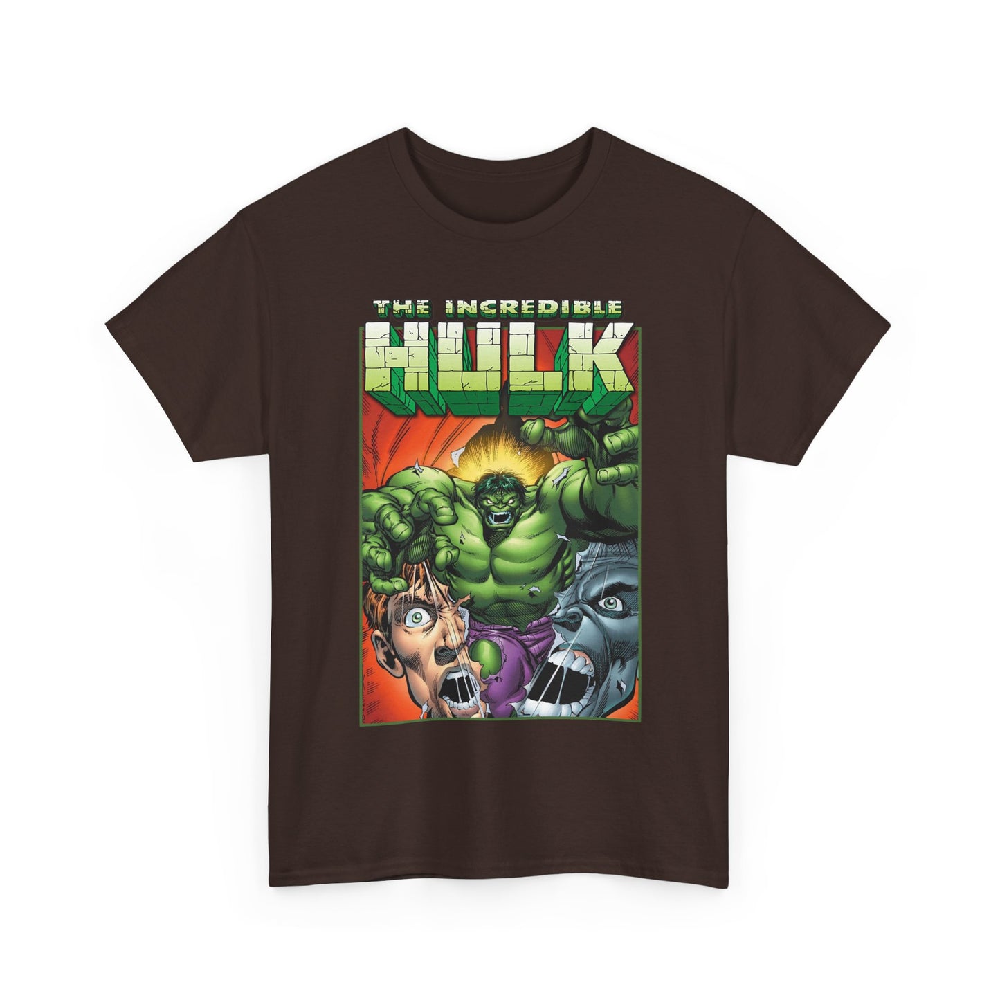 Incredible Hulk T-Shirt - Dale Keown Art - Bruce Banner Psyche - Peter David Story - 1990s Art - Marvel Comics