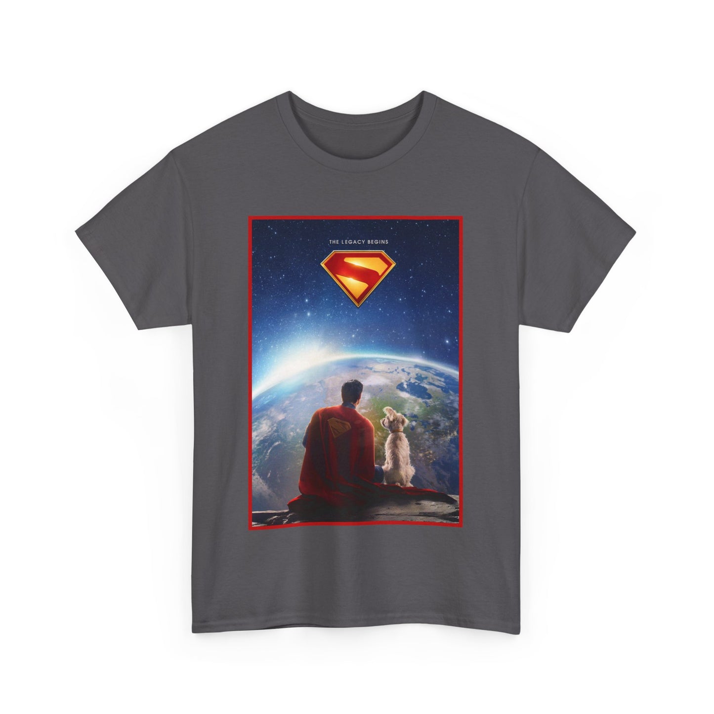 Superman Legacy T-Shirt - 2025 James Gunn Movie Scene - Clark & Krypto On the Moon - David Corenswet - DC Comics - Man of Steel