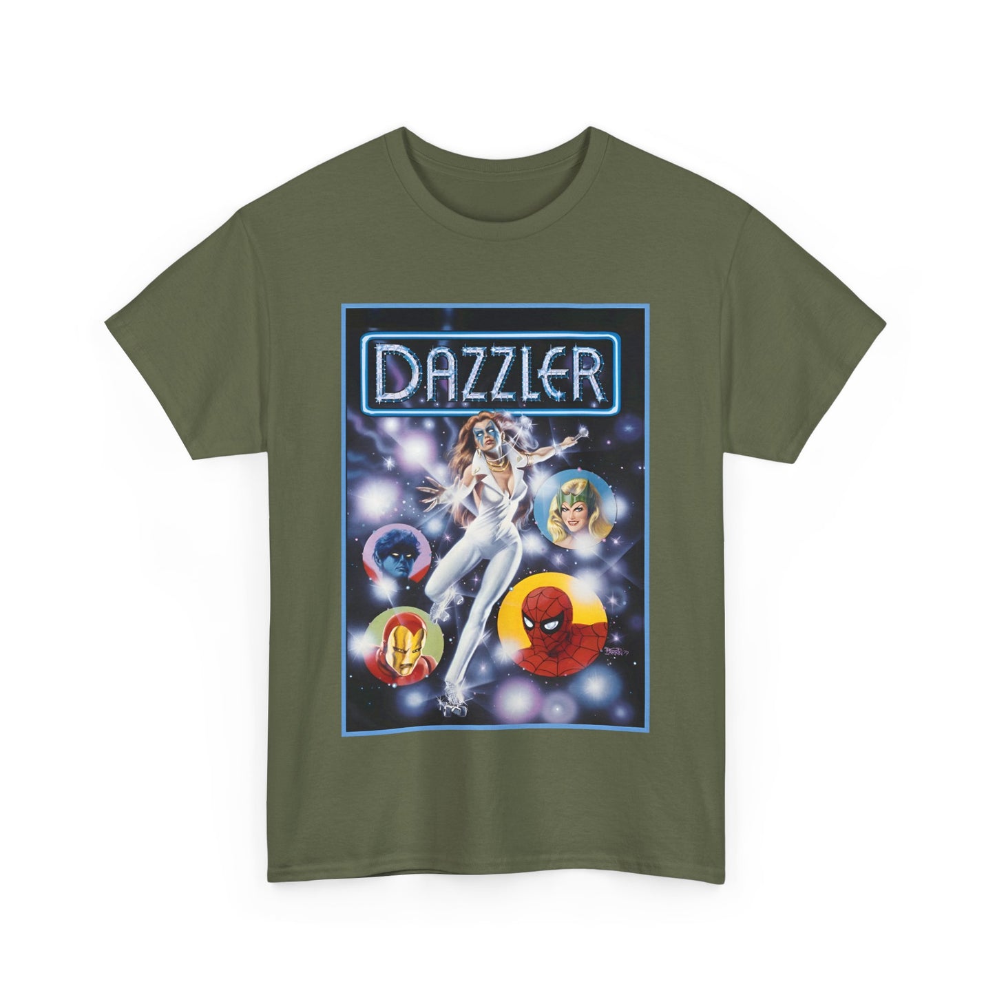 Dazzler T-Shirt - Bob Larkin Art - X-Men Connection - Alison Blaire - Mutant Pop Star - Marvel Comics