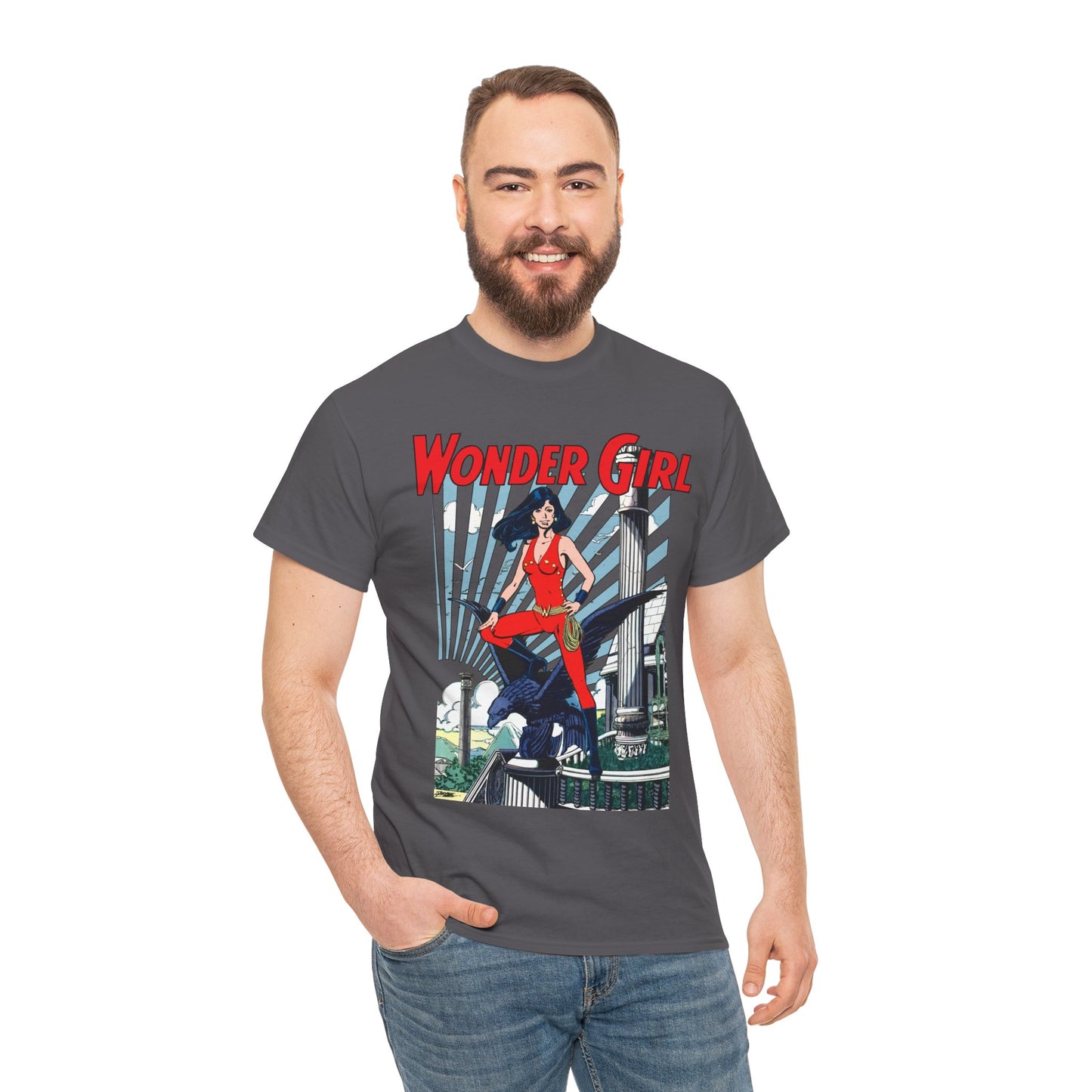 Wonder Girl T-Shirt - George Perez Art - New Teen Titans Member & Leader - Donna Troy, Sister of Wonder Woman - Amazon Warrior - DC Comics