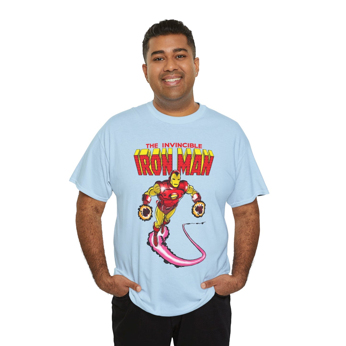 Iron Man T-Shirt - George Perez Art - Tony Stark in his Armor - Avengers Member - MCU - Marvel Comics