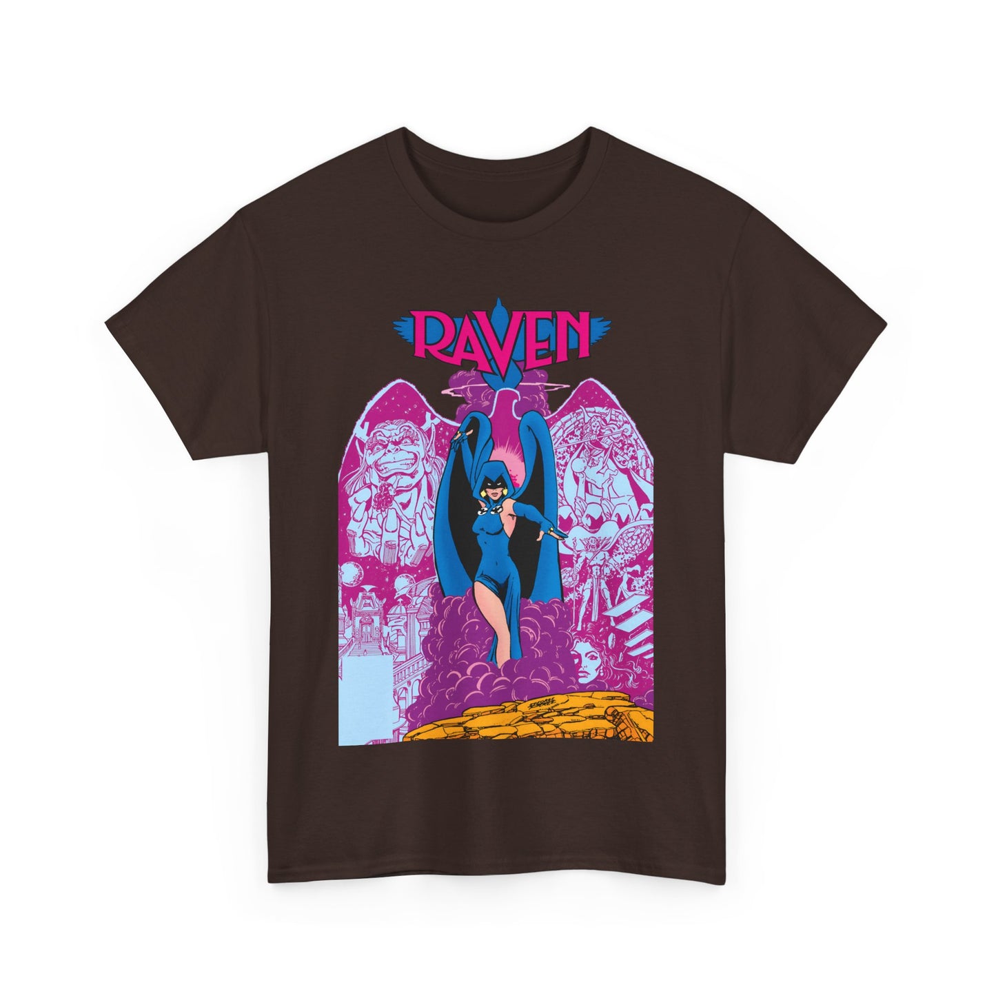 Raven T-Shirt - George Perez Art - New Teen Titans - Trigon, Azarath - DC Comics