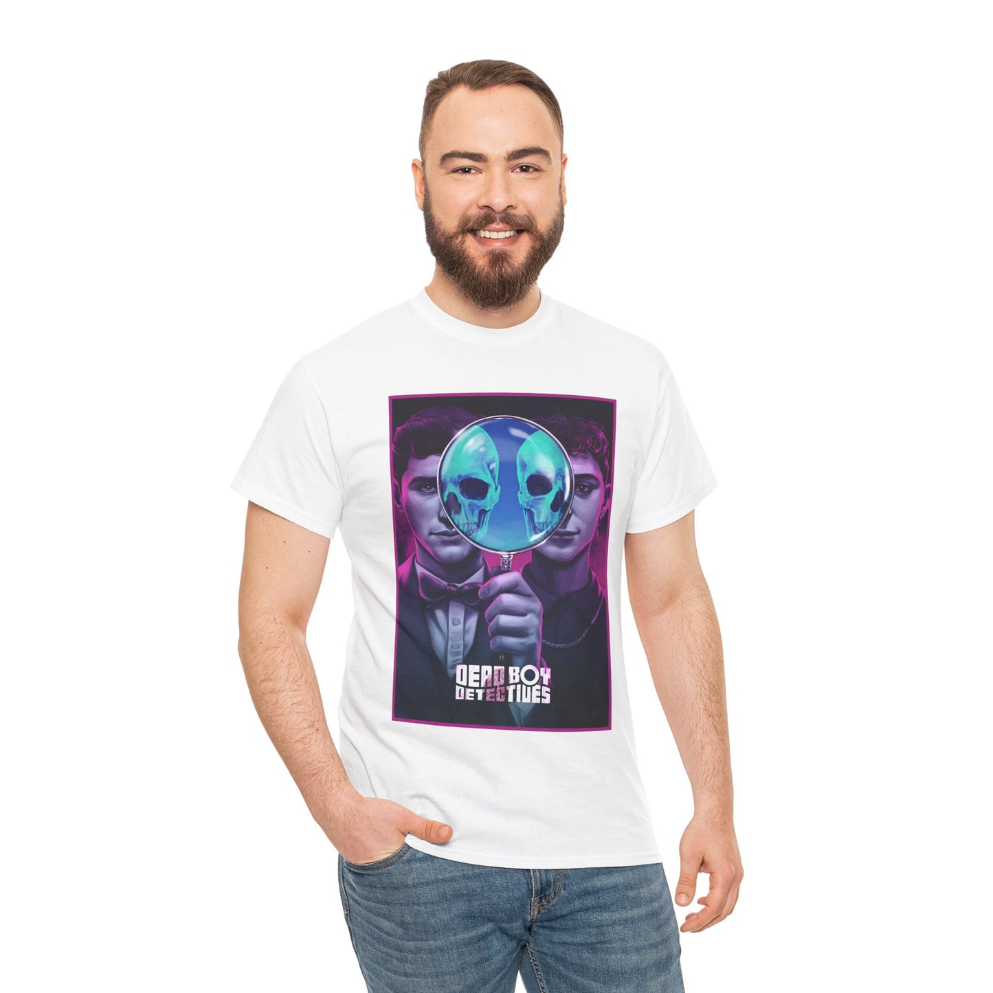 Deadboy Detectives T-Shirt - Sandman Spin-Off, Vertigo Comics - Netflix Series - George Rexstrew & Jayden Revri