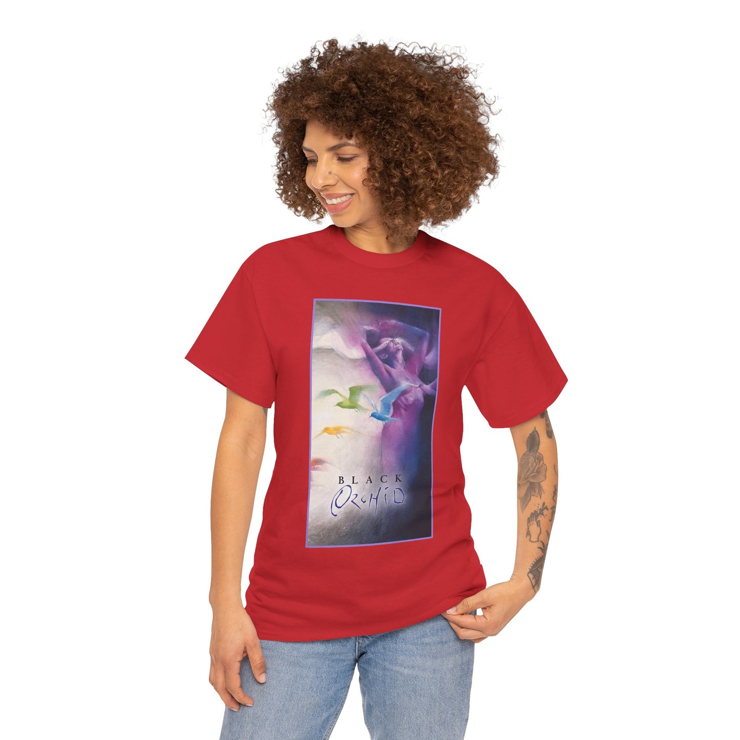 Black Orchid T-Shirt - Dave McKean Art - Susan Linden-Thorne - Neil Gaiman Story - DC Comics, Vertigo Comics