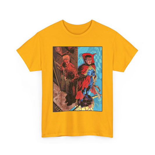 John Constantine & Dr. Strange T-Shirt - DC & Marvel Comics