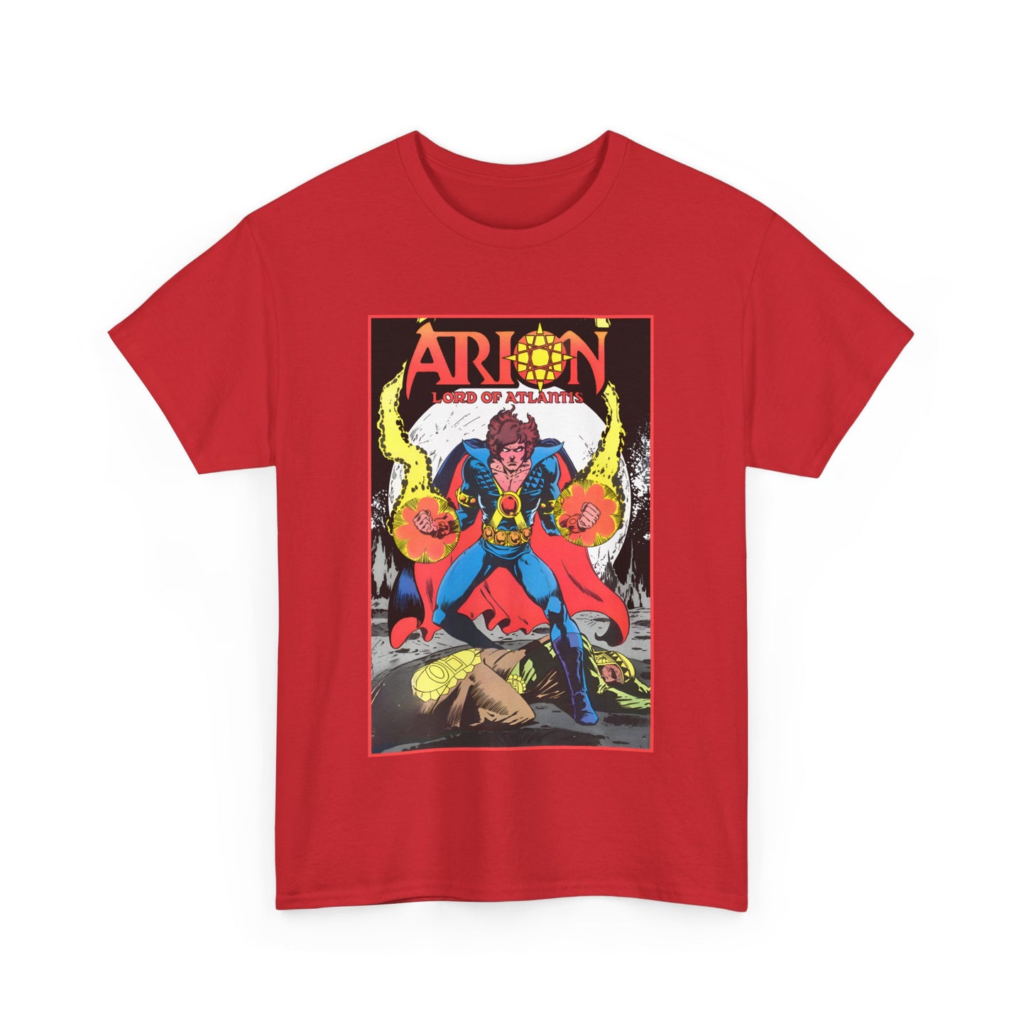 Arion, Lord of Atlantis T-Shirt - Jan Duursema Art - Atlantis Wizard - Lord of Order - Lord High Mage - DC Comics