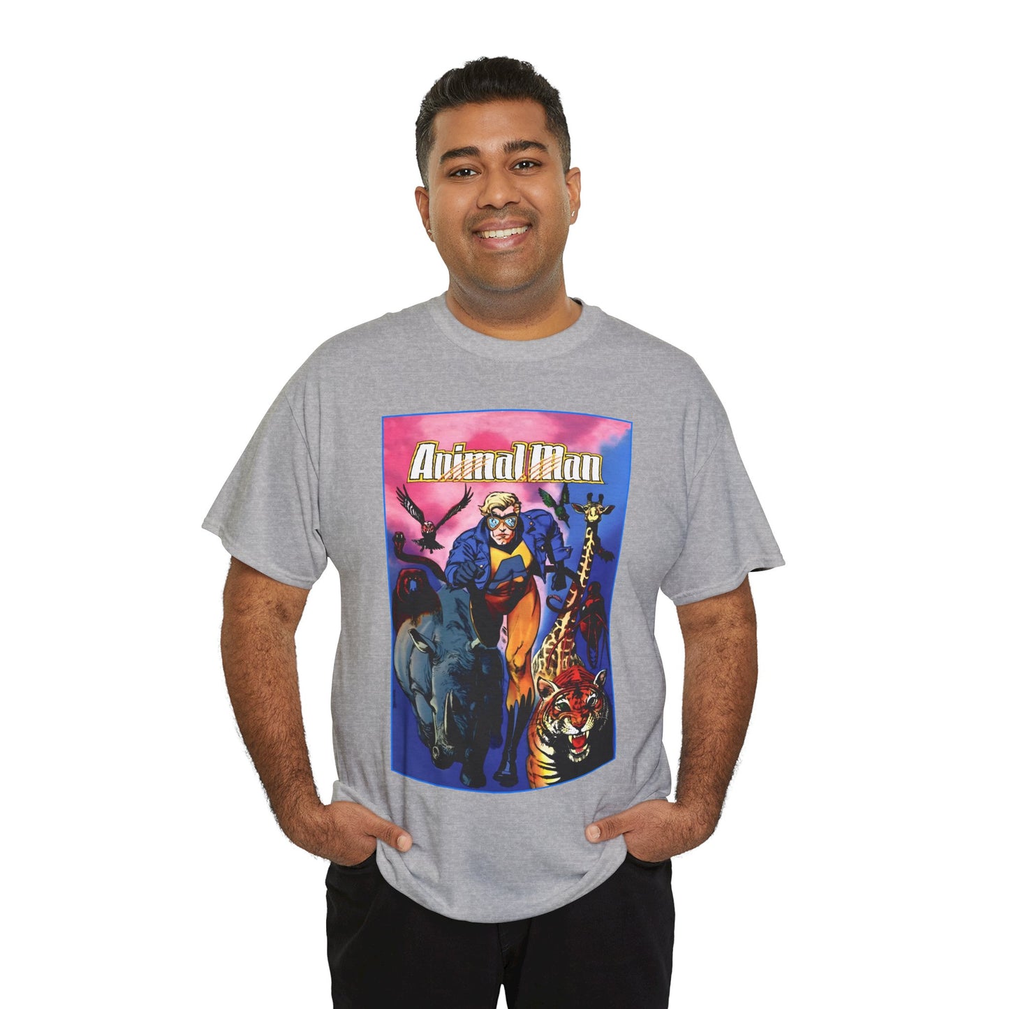 Animal Man T-Shirt - Brian Bolland Art - #1 Cover Art - Buddy Baker - DC Comics, Vertigo Comics
