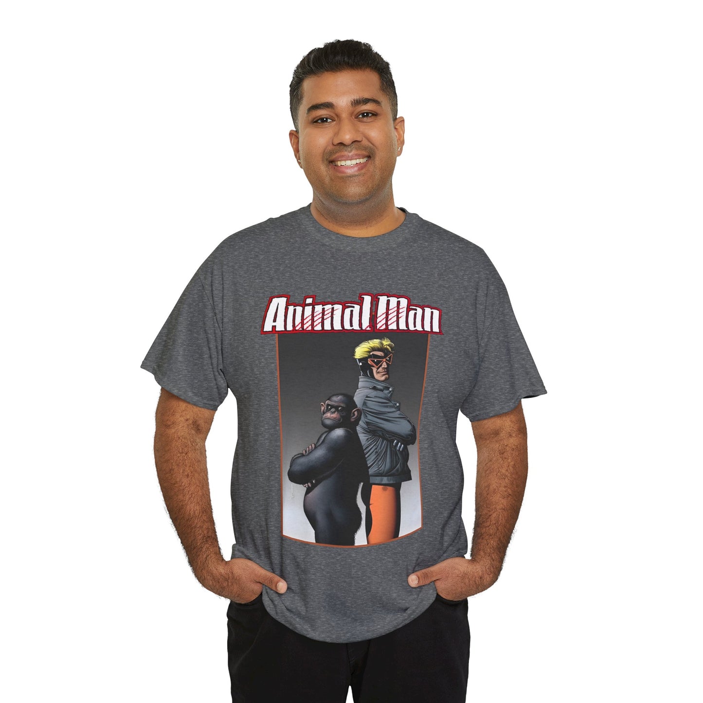 Animal Man T-Shirt - Brian Bolland Art - Buddy Baker - Grant Morrison Series - Vertigo Comics/DC Comics