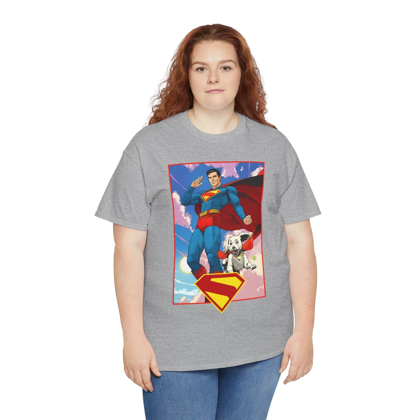 Superman & Krypto T-Shirt - DC Comics - New James Gunn Movie 2025 - Dan Mora Art - Man of Steel