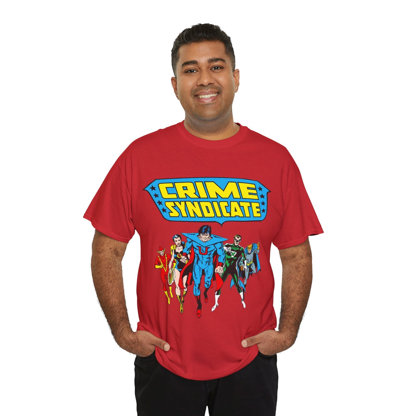 Crime Syndicate T-Shirt - Ultraman, Owlman, Superwoman, Power Ring, Johnny Quick - Earth 3 Justice League Villains - DC Comics