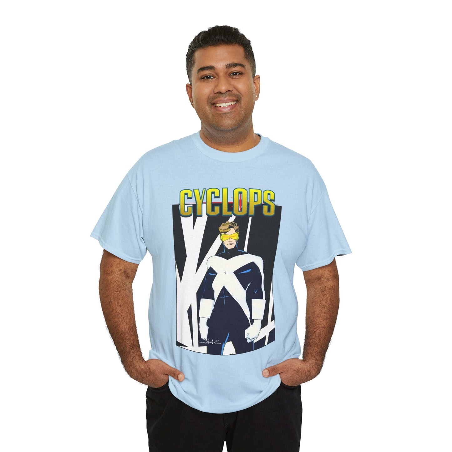 Cyclops T-Shirt - Walt Simonson Art - X-Men, X-Factor Member & Leader - Scott Summers - Marvel Comics