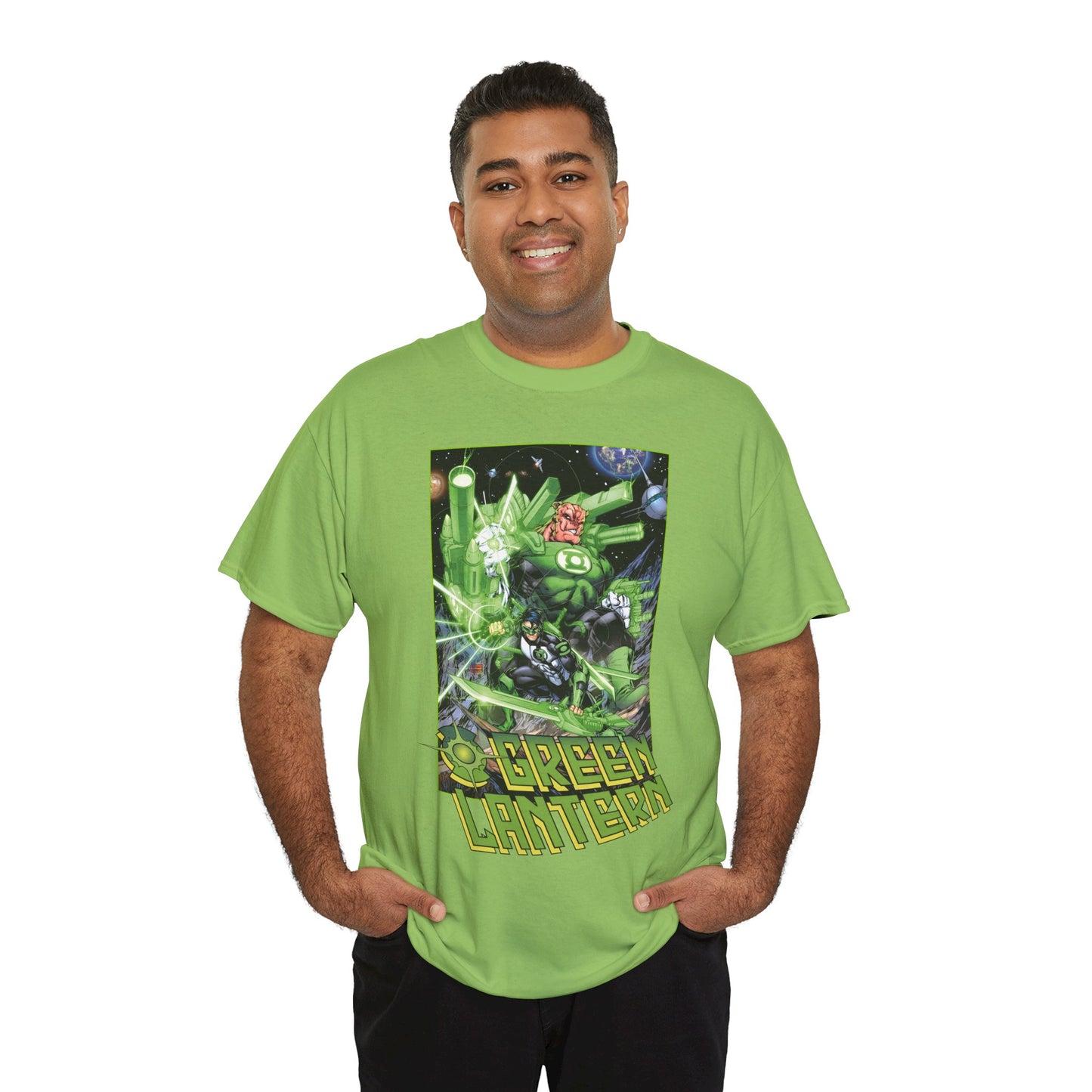 Green Lantern T-Shirt - Kyle Rayner & Kilowog - DC Comics - Green Lantern Corps