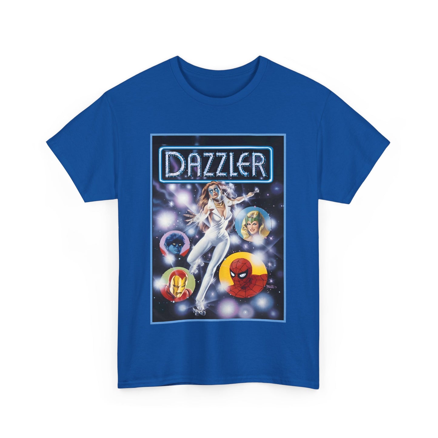 Dazzler T-Shirt - Bob Larkin Art - X-Men Connection - Alison Blaire - Mutant Pop Star - Marvel Comics