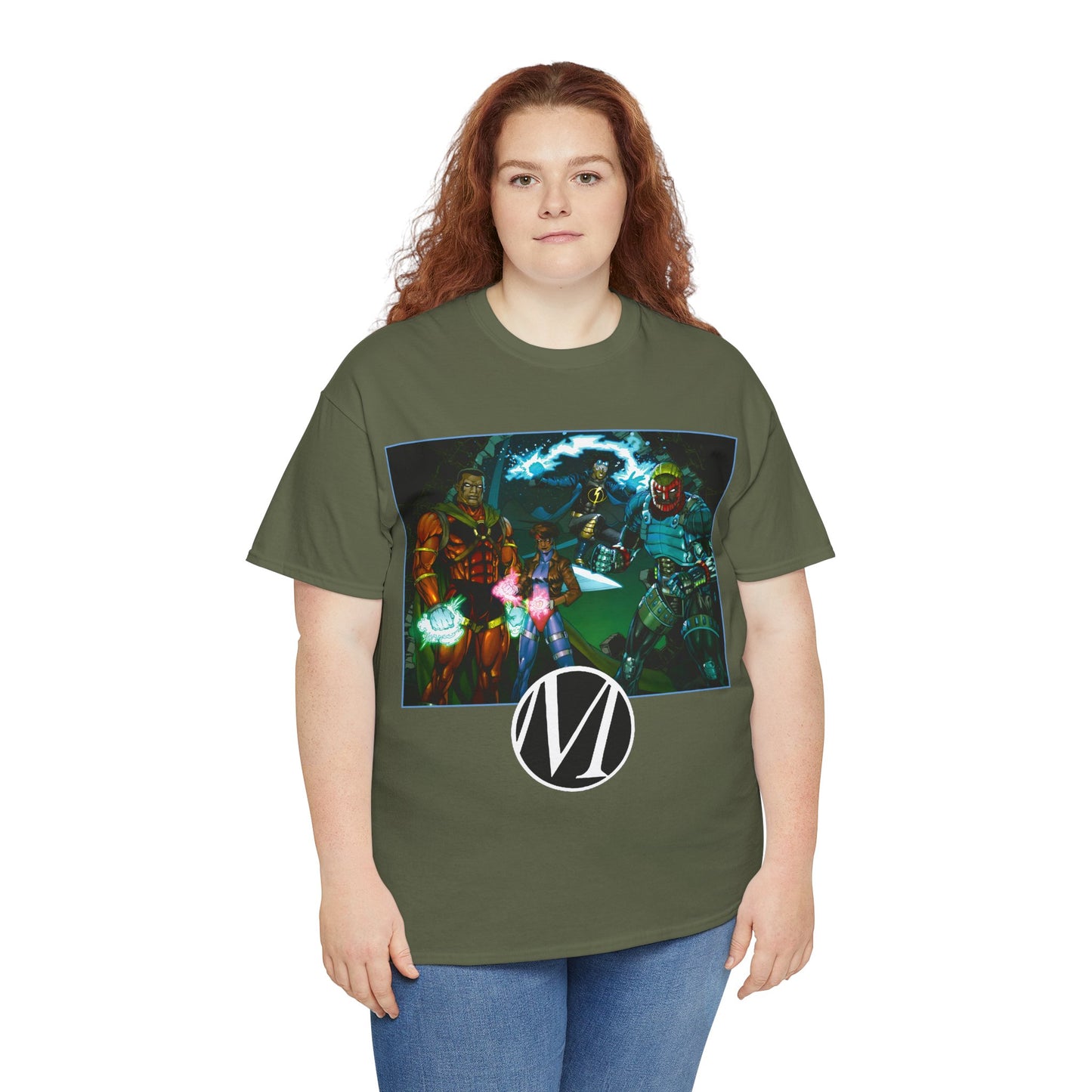 Milestone Comics Heroes T-Shirt - Static, Icon, Rocket, Hardware - Dakota - DC Comics, Milestone Media