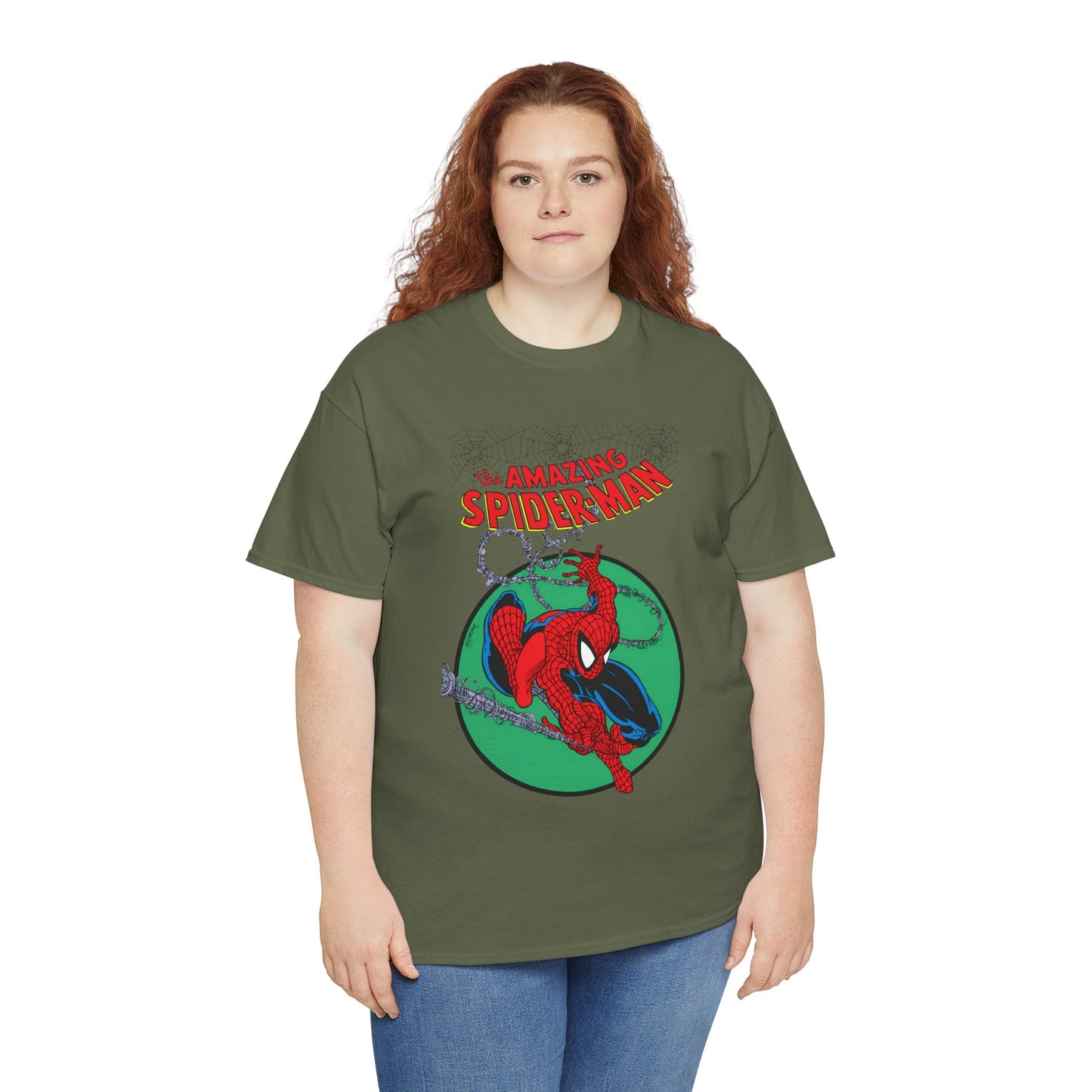 Amazing Spider-Man T-Shirt - Todd McFarlane Art - Cover to Issue #301 - Peter Parker, Web-Slinger - Marvel Comics