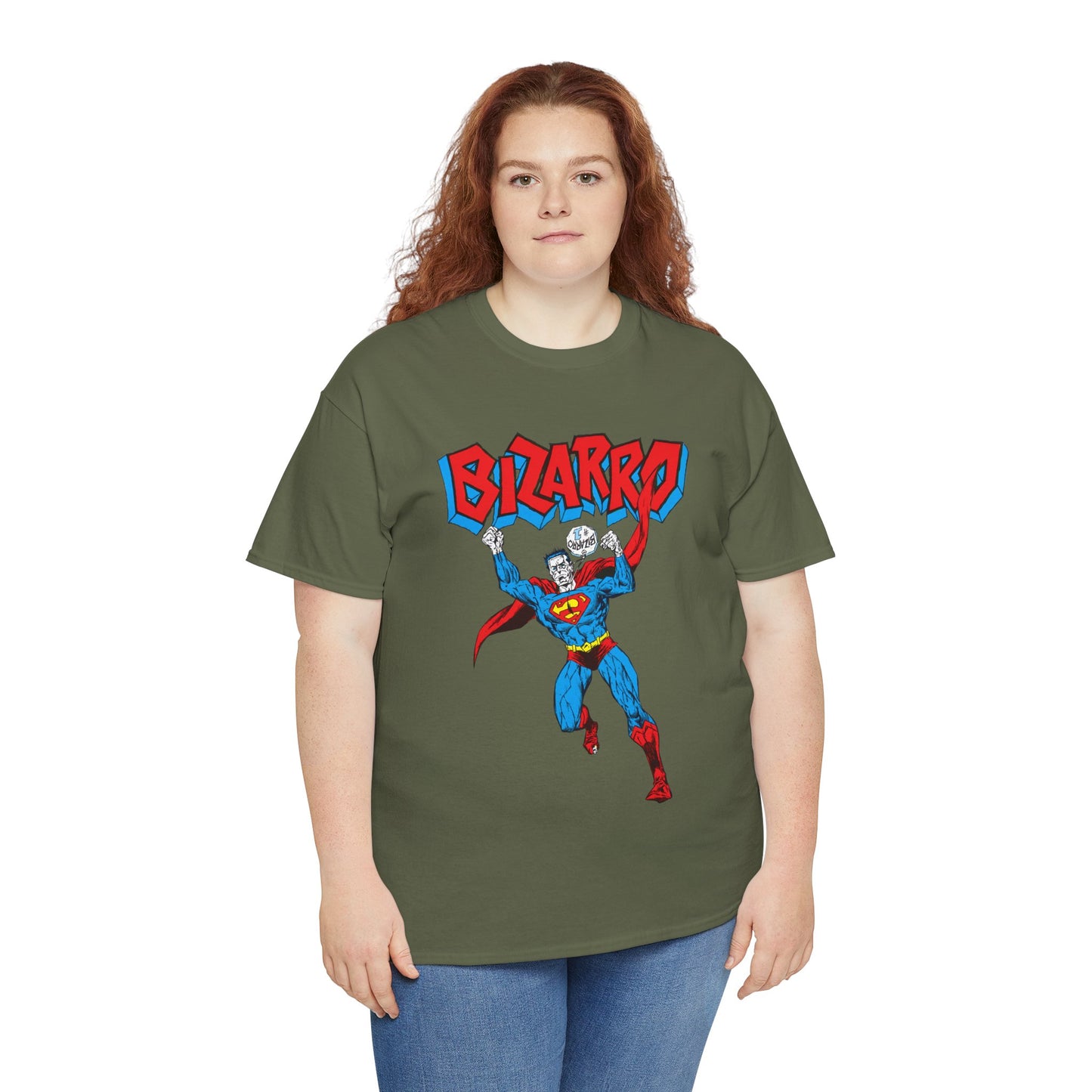 Bizarro T-Shirt - Superman Villain - DC Comics - Bizarro World - Who's Who Art - Silver Age Favourite