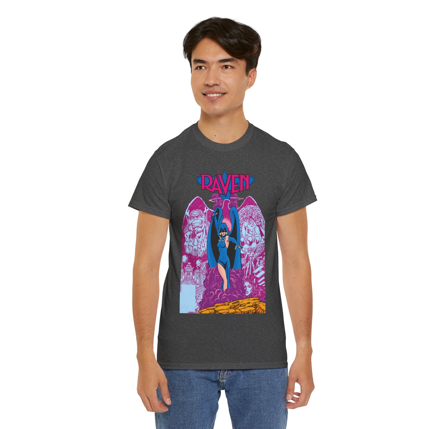Raven T-Shirt - George Perez Art - New Teen Titans - Trigon, Azarath - DC Comics