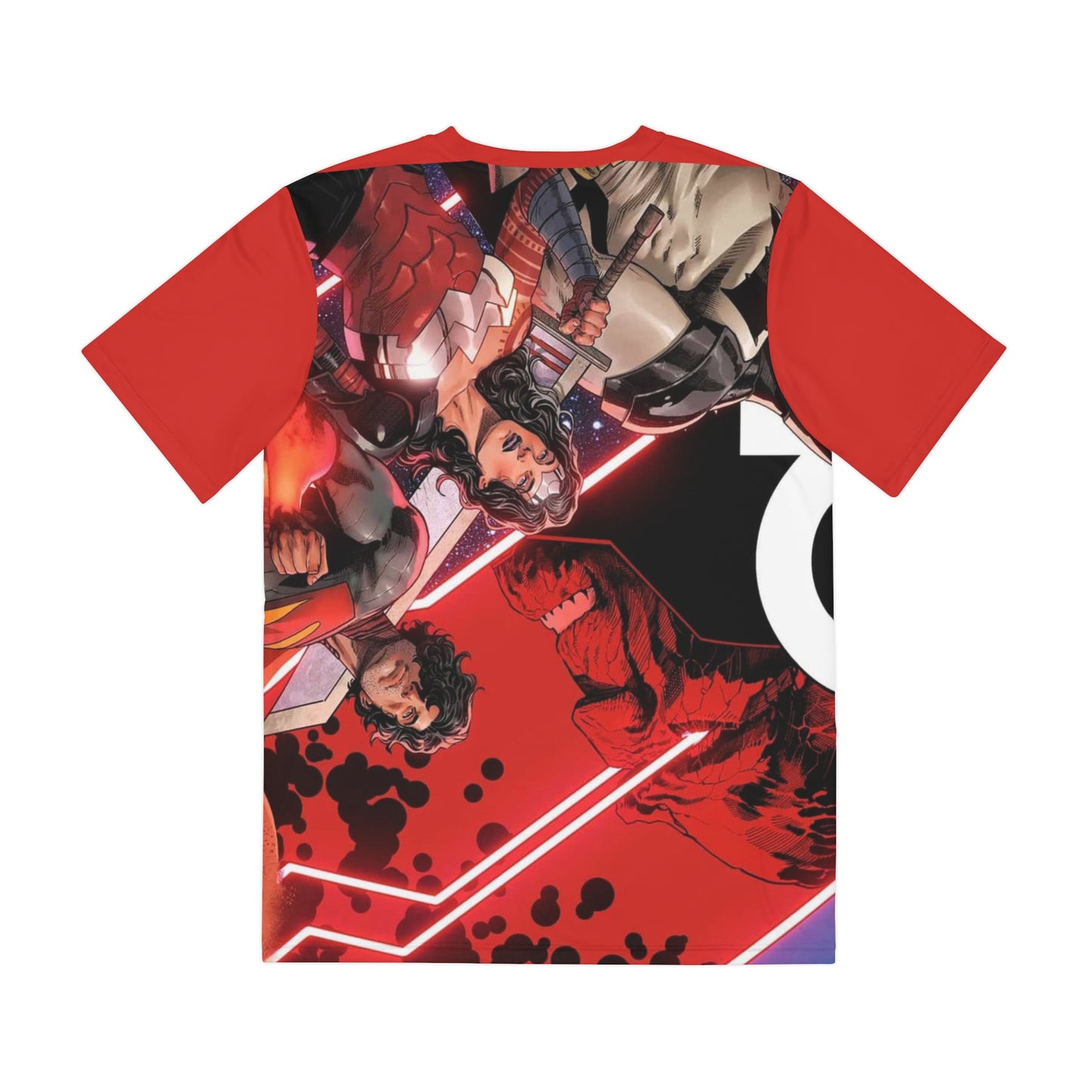 DC All-In All Over Print Tee (Polyester) - Absolute Superman, Batman & Wonder Woman - Darkseid - DC Comics